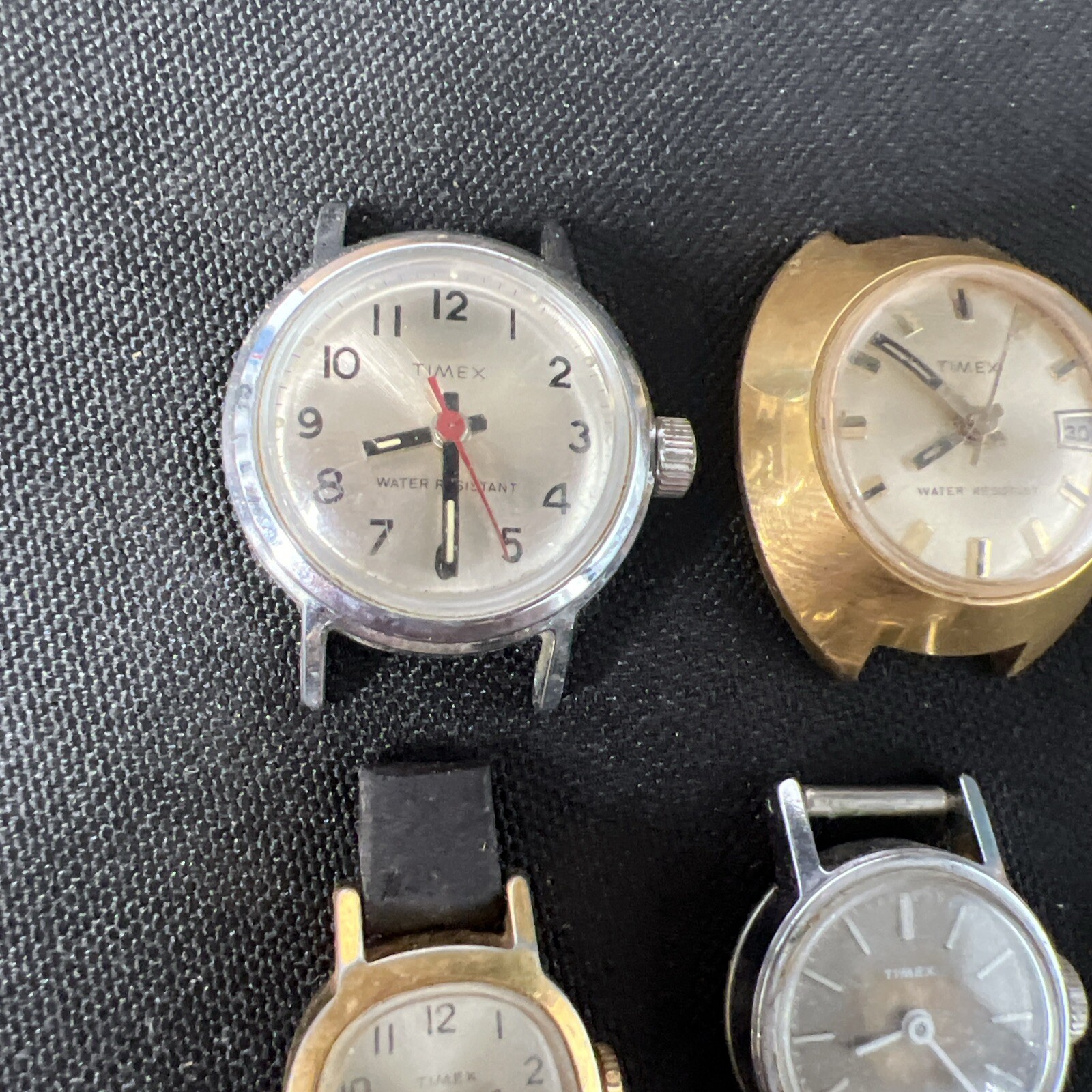 16 Lot Vintage Antique Ladies Watches TIMEX Military UFO Art Deco 60’s (parts)