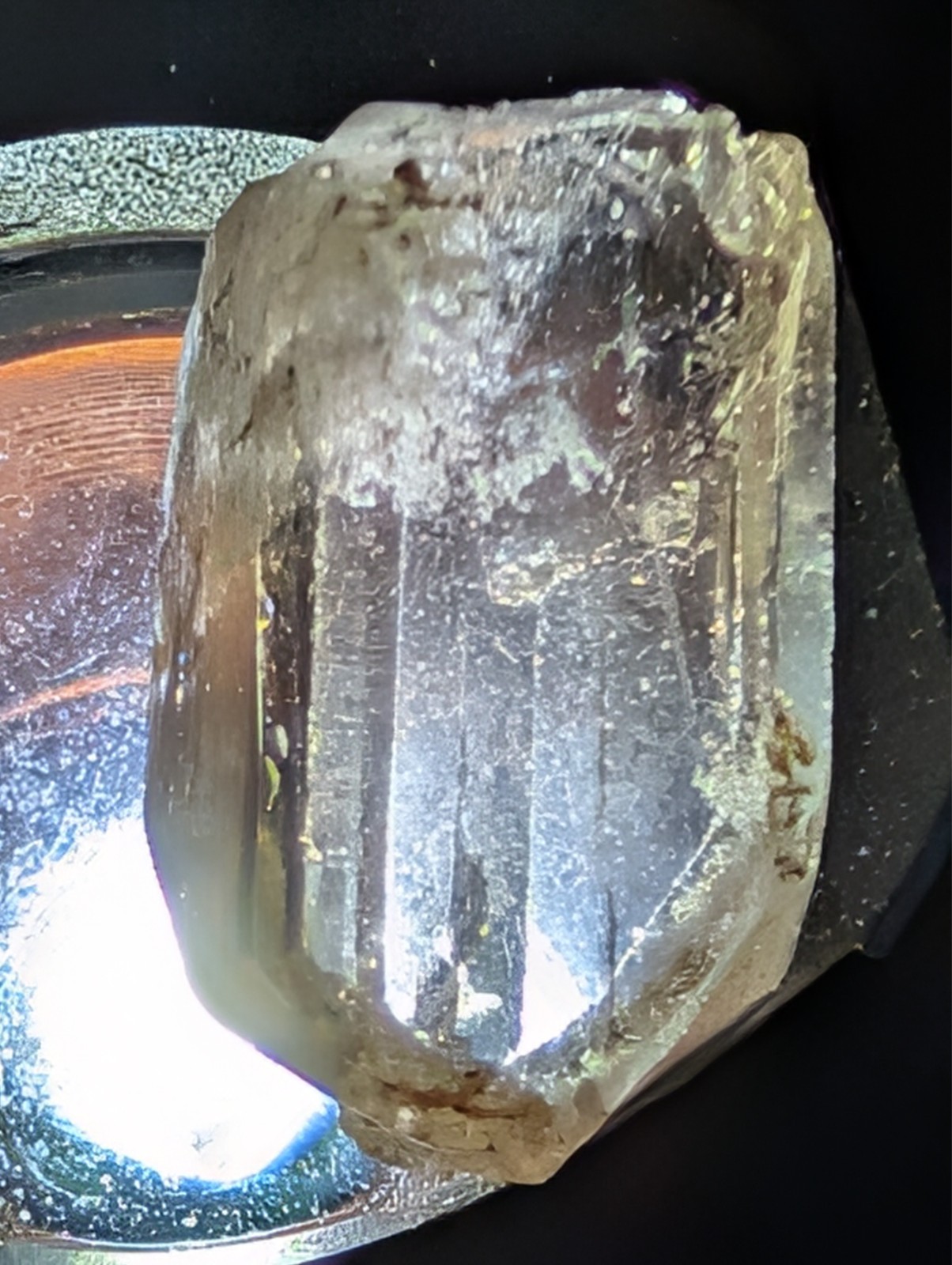 USA seller 20.07 IF clarity Imperial Topaz facet rough gemstone specimen
