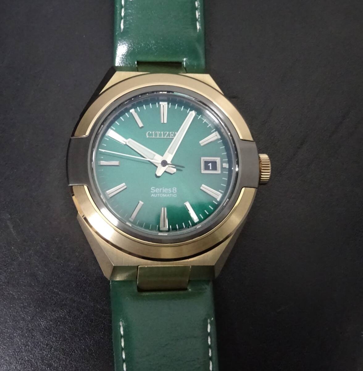 Citizen NA1002-15W Automatic Stainless Steel Green