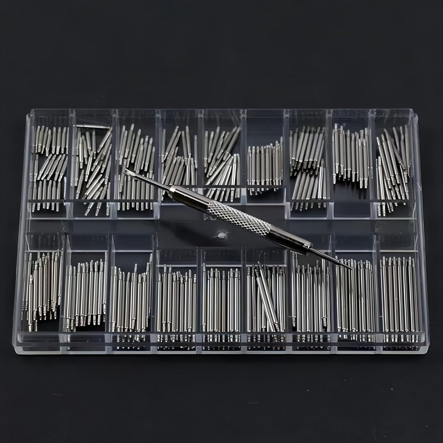 360 Pcs Watch Band Pins (8-25Mm) + Spring Bar Tool and Strap Link Pin Remover