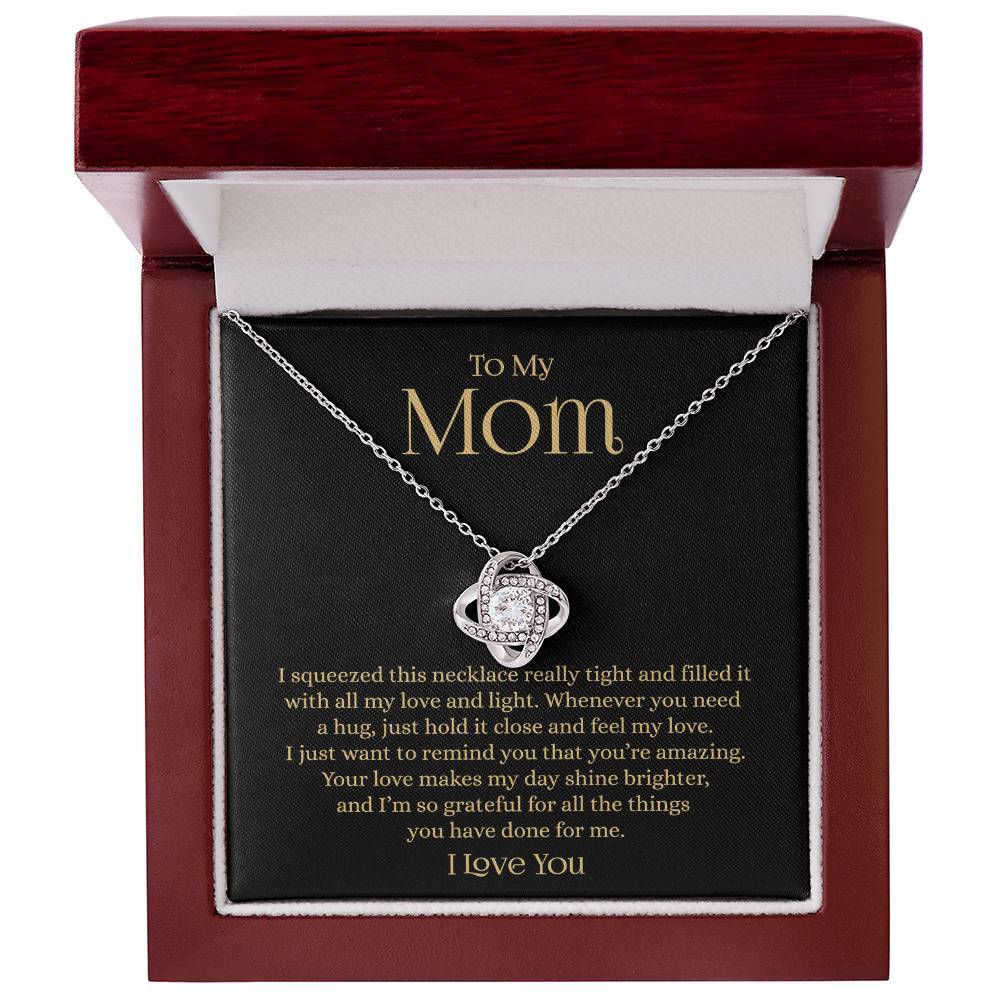 My Mom Necklace, Gift From Daughter Son, Mom Jewelry Birthday Mother’s Day Gifts