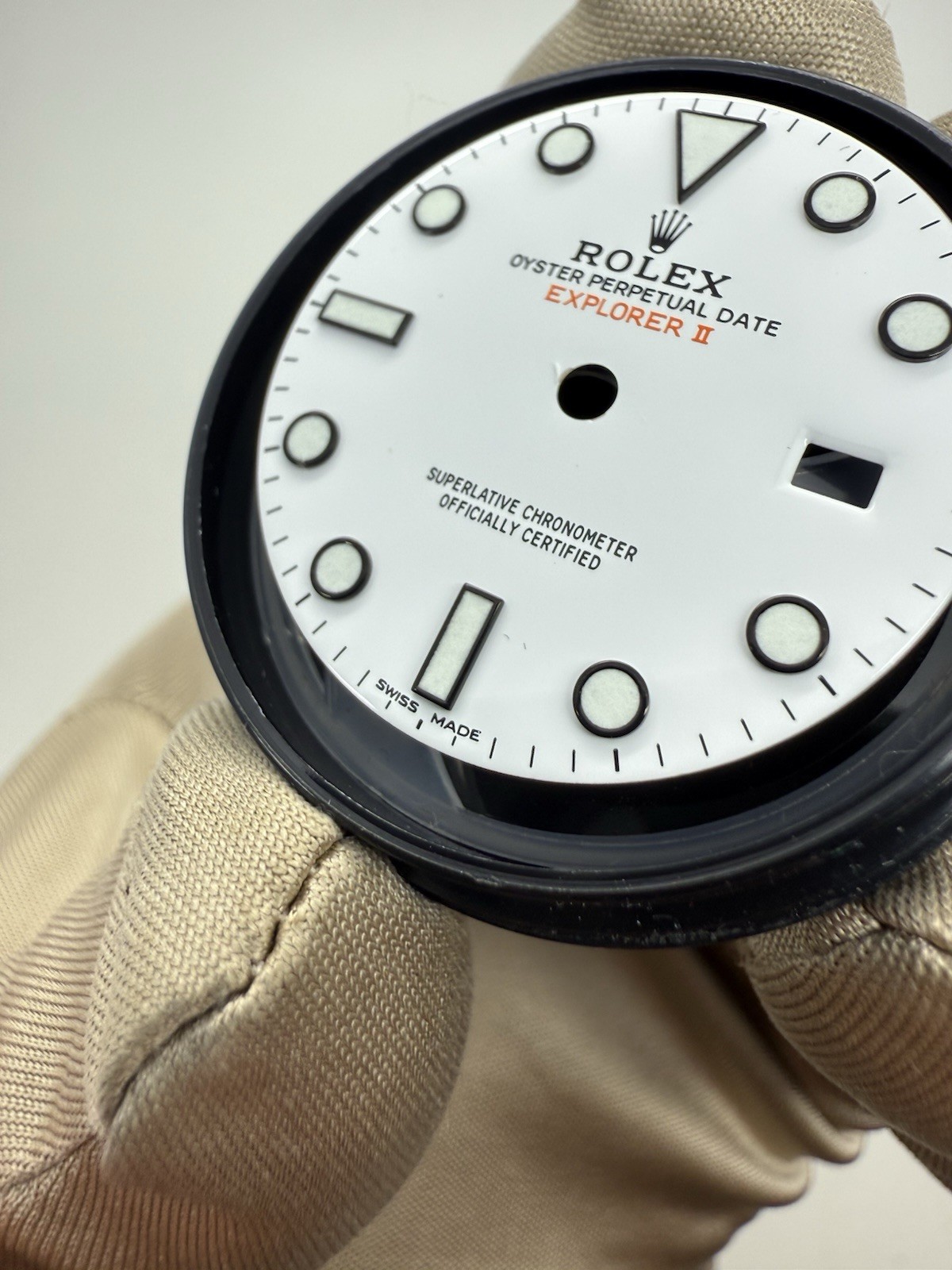 Rolex Explorer White Polar Dial For 216570 *DIAL ONLY*