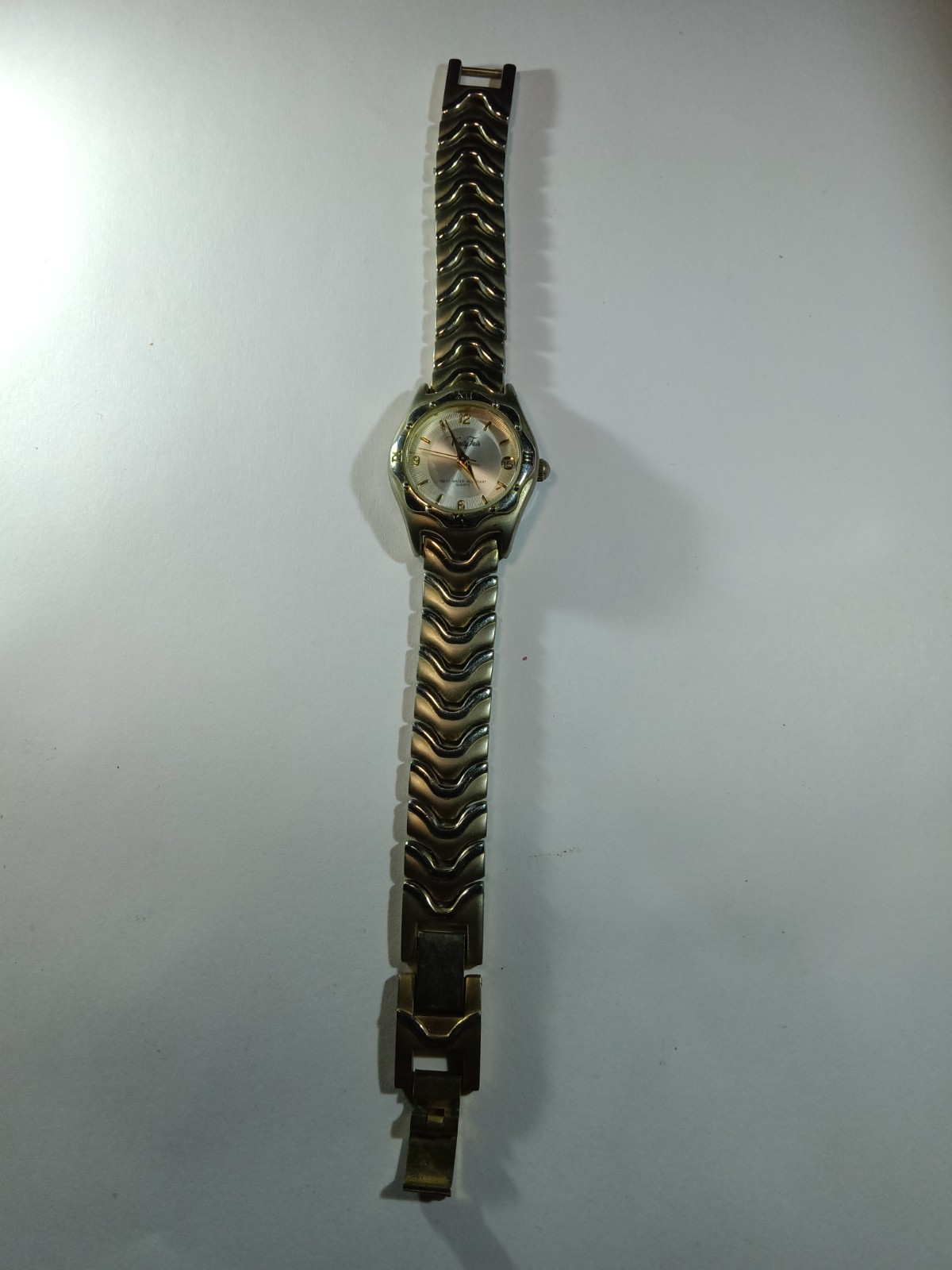 Vanity Fair Ladies Two Tone Watch by Advance Quartz Wristwatch Ref# VFW97324W