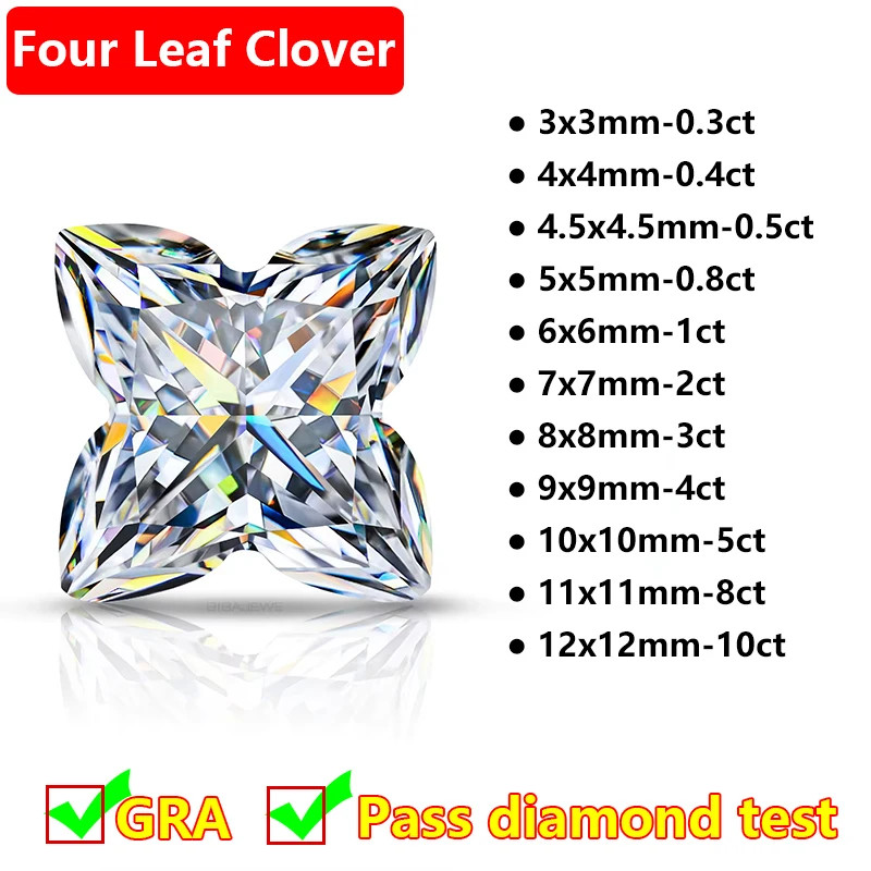 1-10ct Full Shape Moissanite Loose Stone D Color Moissanite Gemstones Wholesales
