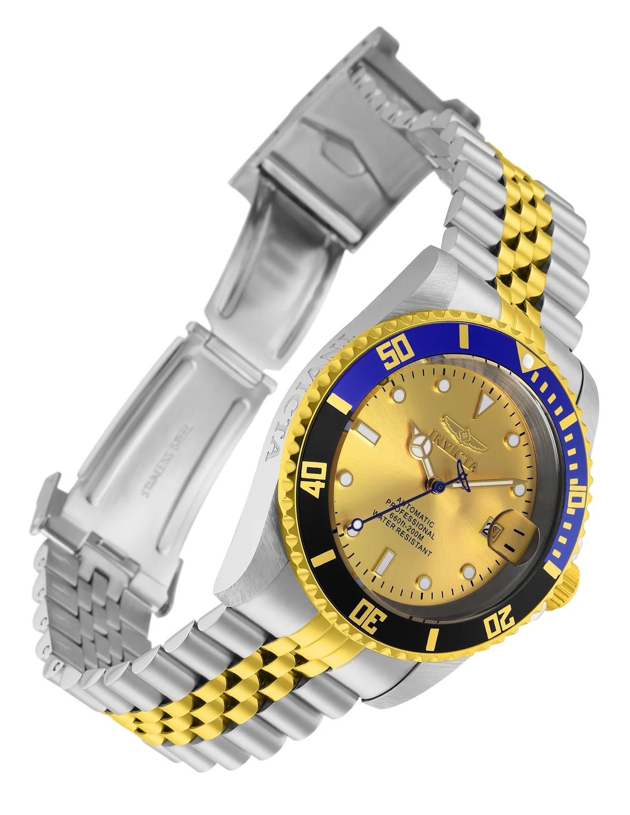 Invicta Pro Diver Navigator Automatic Men’s Watch 42mm 2-Tone (29181)