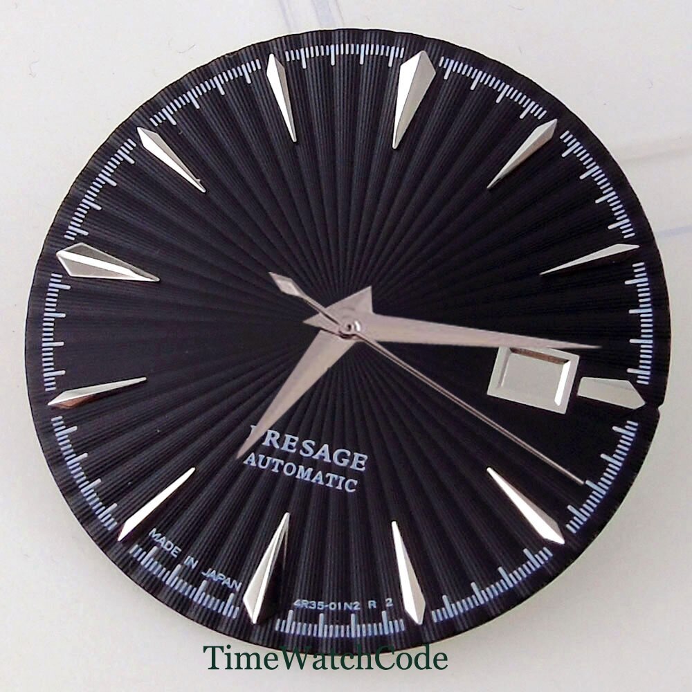 35mm Watch Dial Face Accessories Fit for NH35 NH36 NH38 Movement Date Window