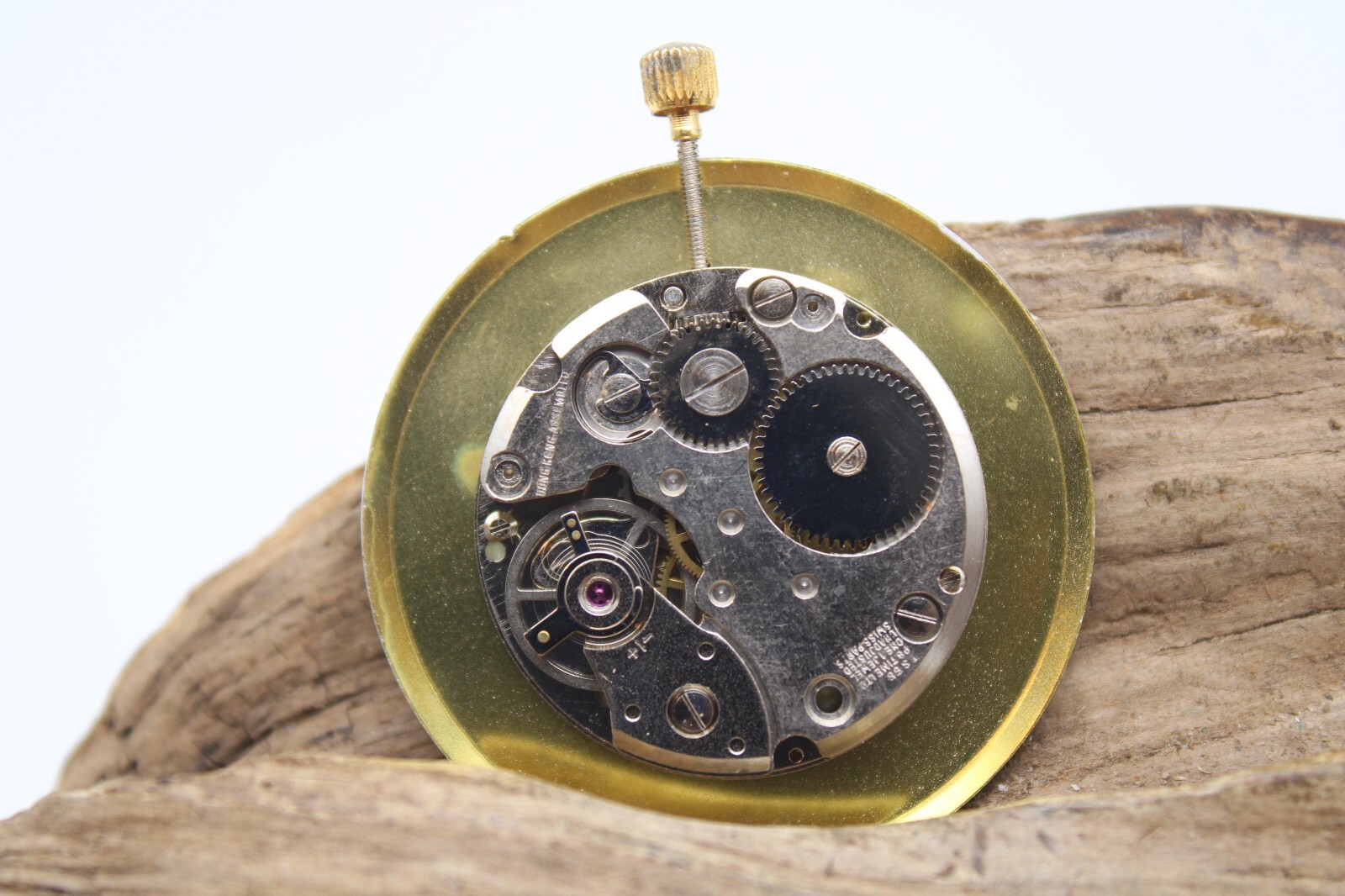 VINTAGE MAGESTIME POCKET WATCH 42.1mm RUNS (FD2)