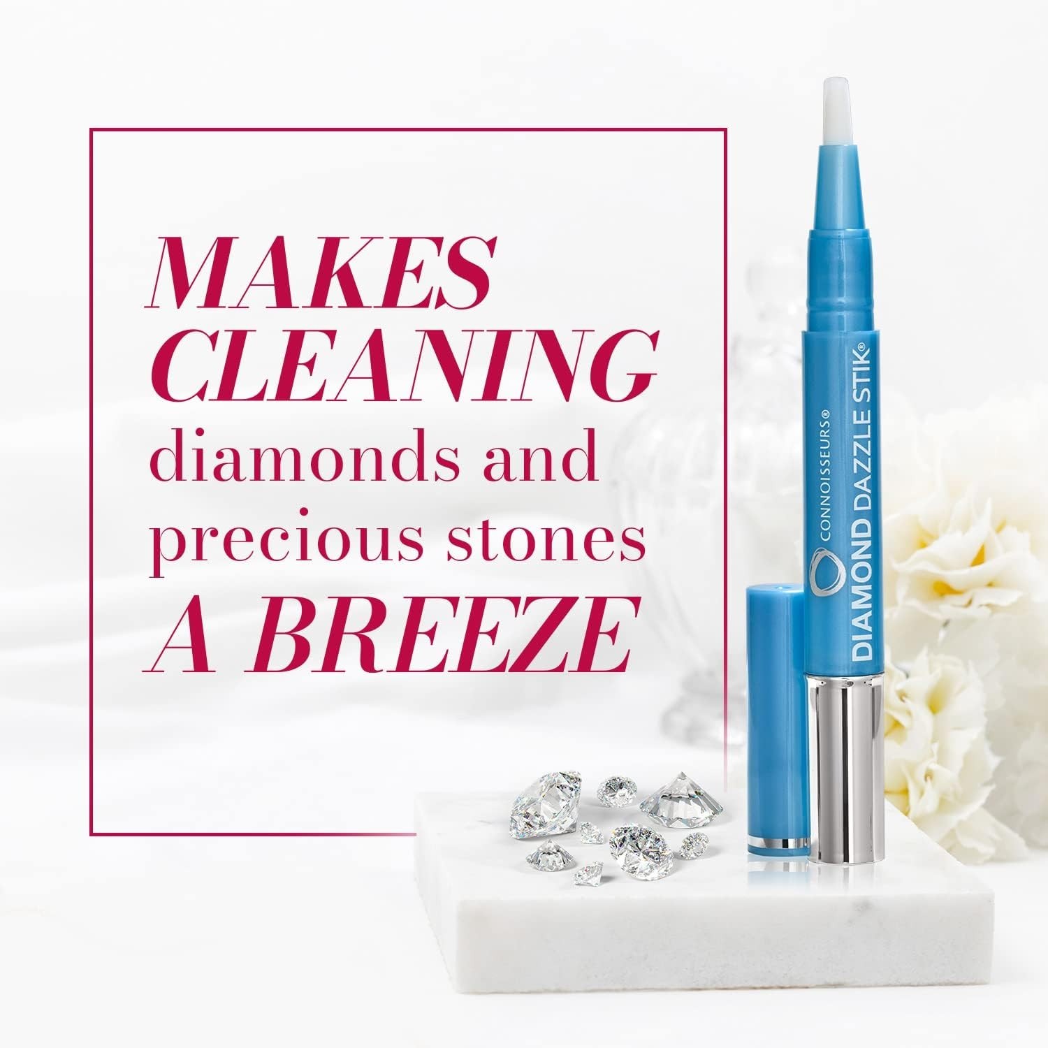 Diamond Dazzle Stik: Portable Jewelry Cleaner for Sparkling Diamonds & Stones