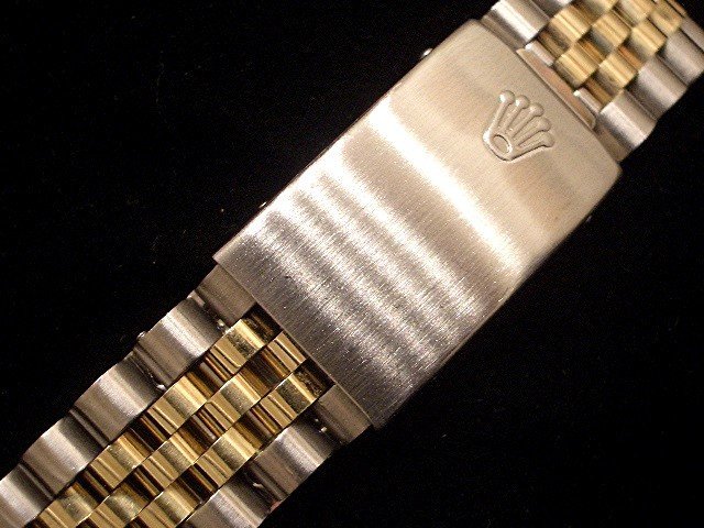 Rolex 2Tone 18K Gold & Stainless Steel Datejust Champagne FACTORY Diamond 16013