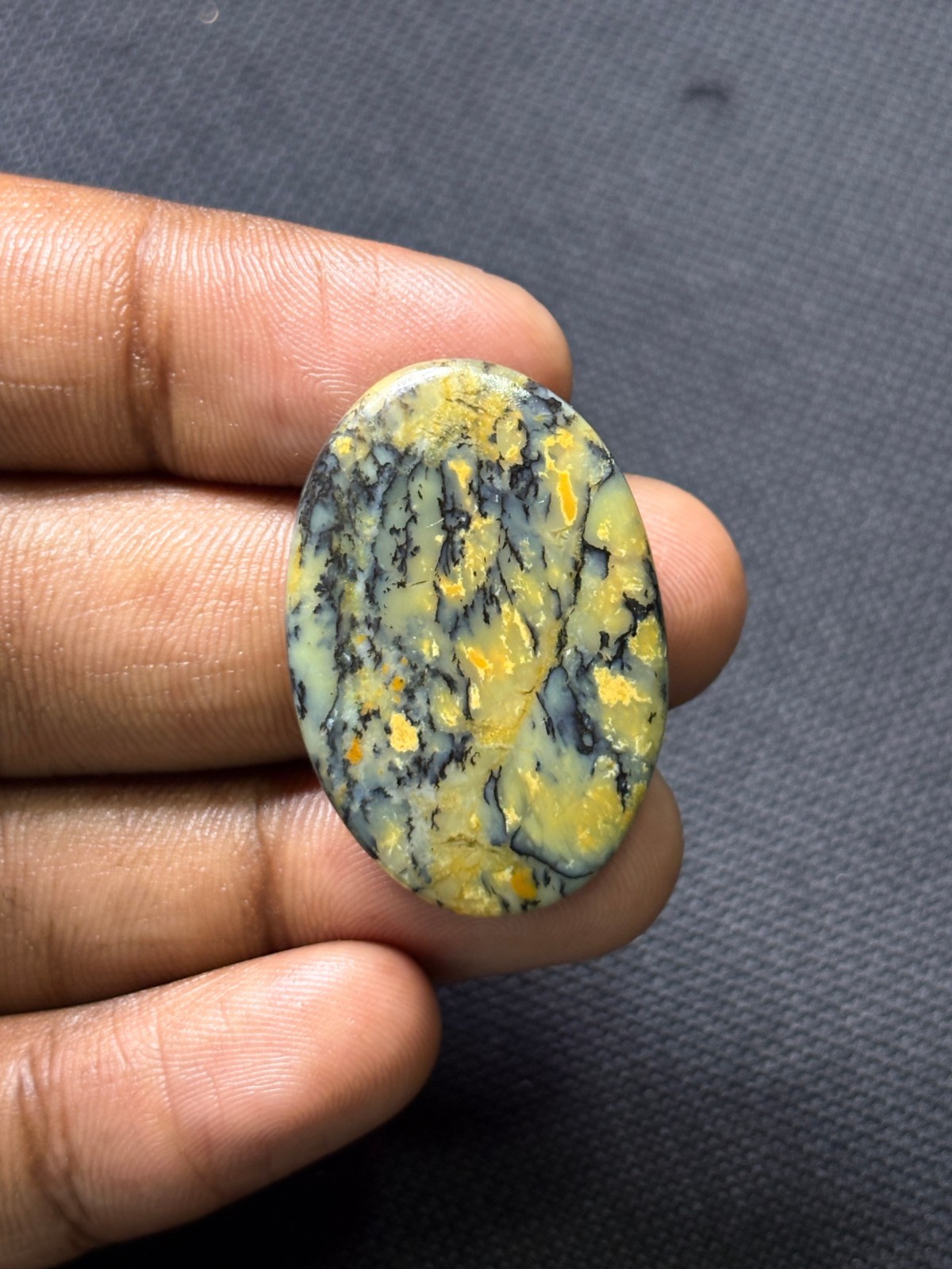 Tiger Dendrite Cabochon Natural Dendrite Loose Gemstone Jewelry 22 Cts. ME-15221
