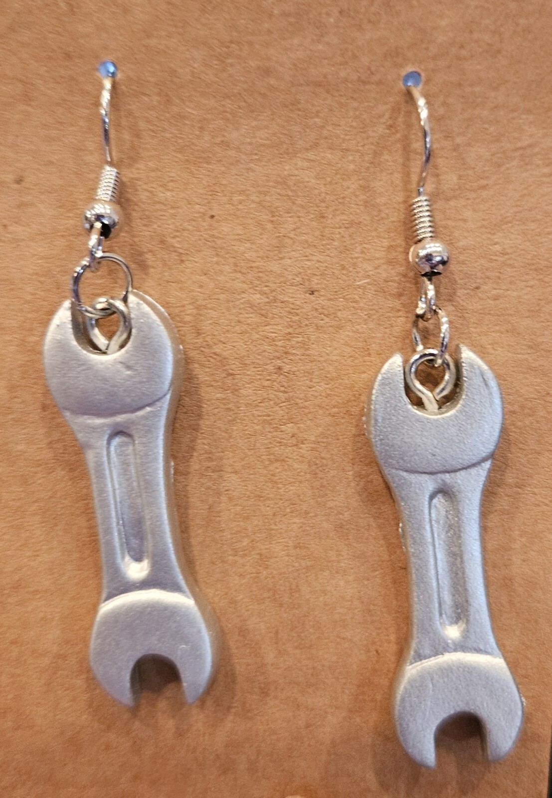HAND TOOL EARRINGS Colorful, dangle hook, 12 diff. to choose from. ONE OF A KIND