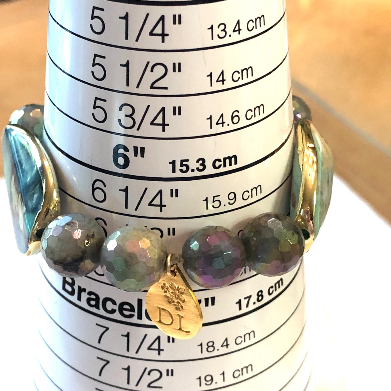 Devon Leigh Multihued Stone & Bead -Stretch Bracelet – Fits up to 6-1/2 in. NWOT