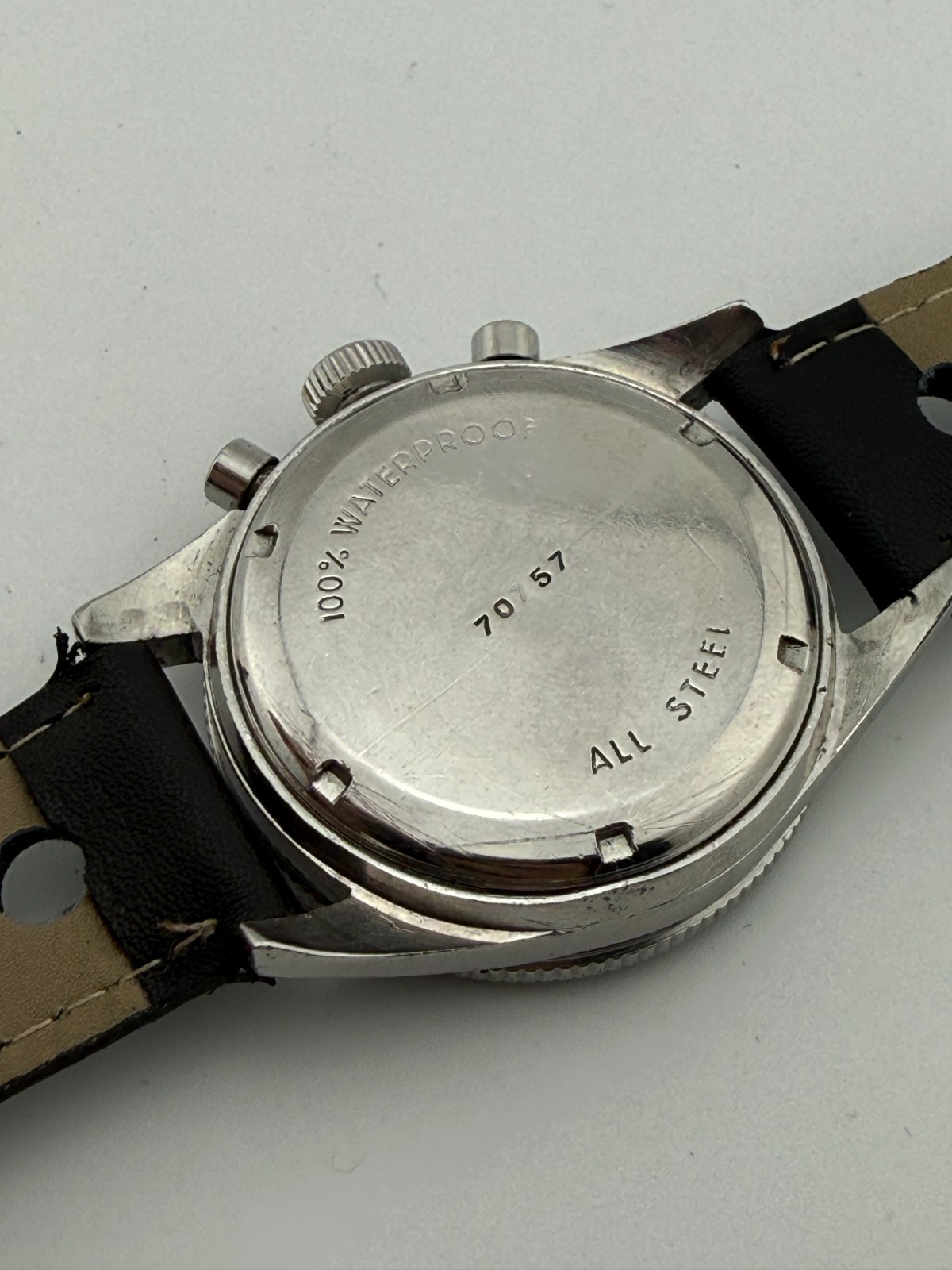 VINTAGE YEMA RALLYGRAF “MARIO ANDRETTI” MANUAL WIND CHRONOGRAPH VALJOUX 7733
