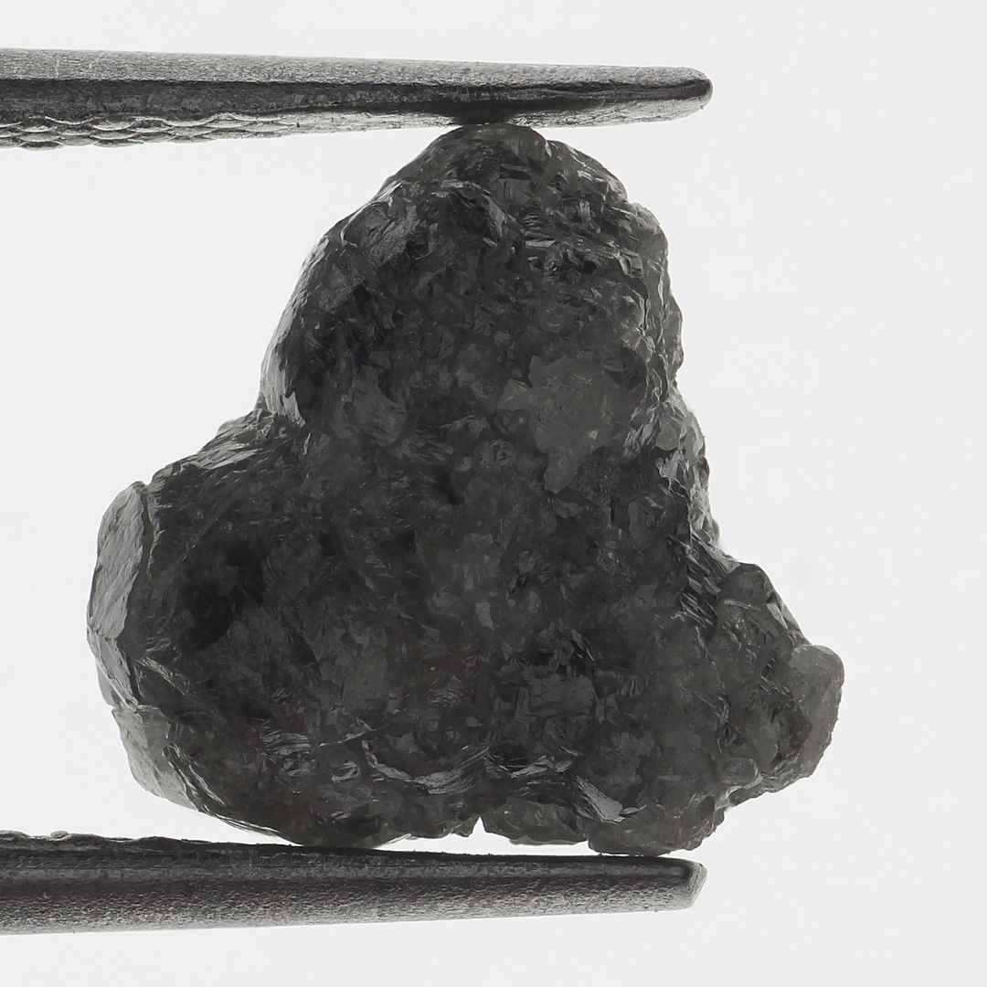 Grey black 7.86×7.54×5.43MM Natural Loose 2.33 CARAT Rough Diamond