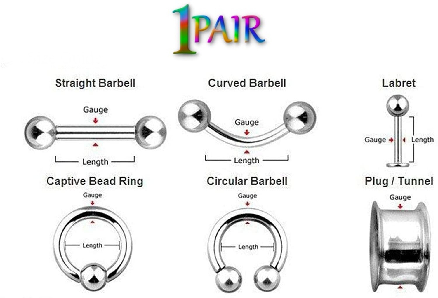 Pair 26MM-40MM SILICONE EARSKIN TUNNELS Double Flare Gauges Ultra Thin Ear 1211