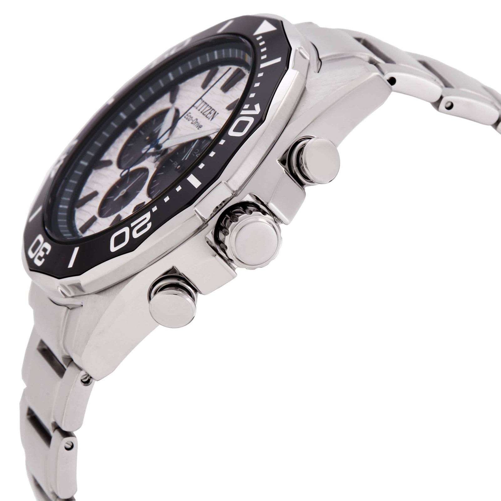 Citizen Endeavor Chronograph Quartz White Dial Men’s Watch CA4730-59A