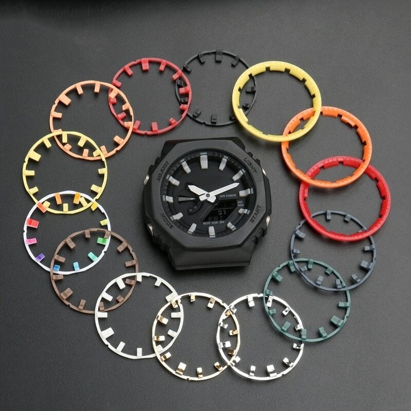 DIY Watch Luminous Dial Ring Index Scale For Casioak GA-2100/GA-2110 Accessories