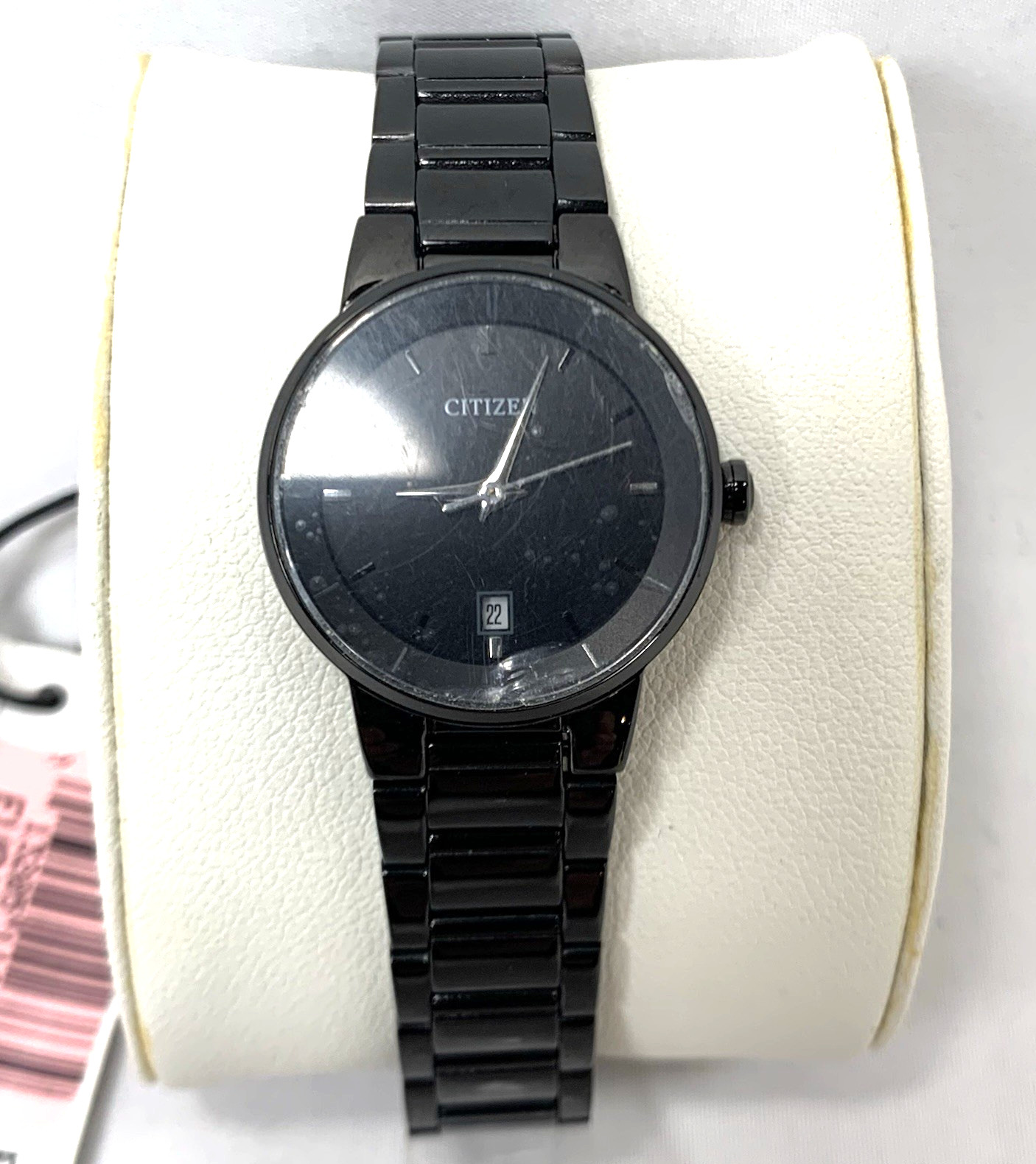 Citizen Quartz Watch Womens G011-S106877 Black Metal Bracelet Japan NEW BATTERY
