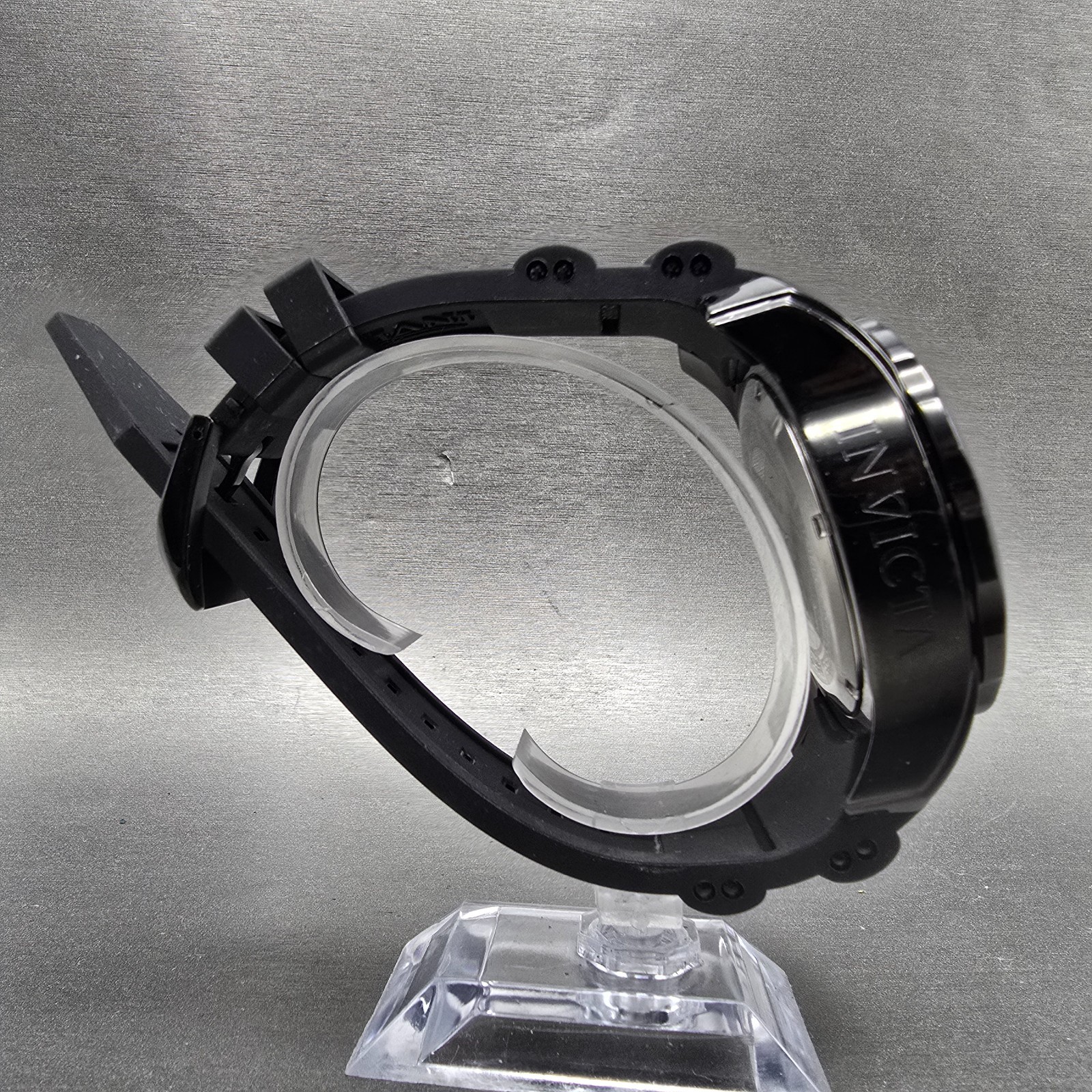 Invicta Pro Diver Chronograph Watch Men 48mm Black Dial Black Tone 6986 New Batt