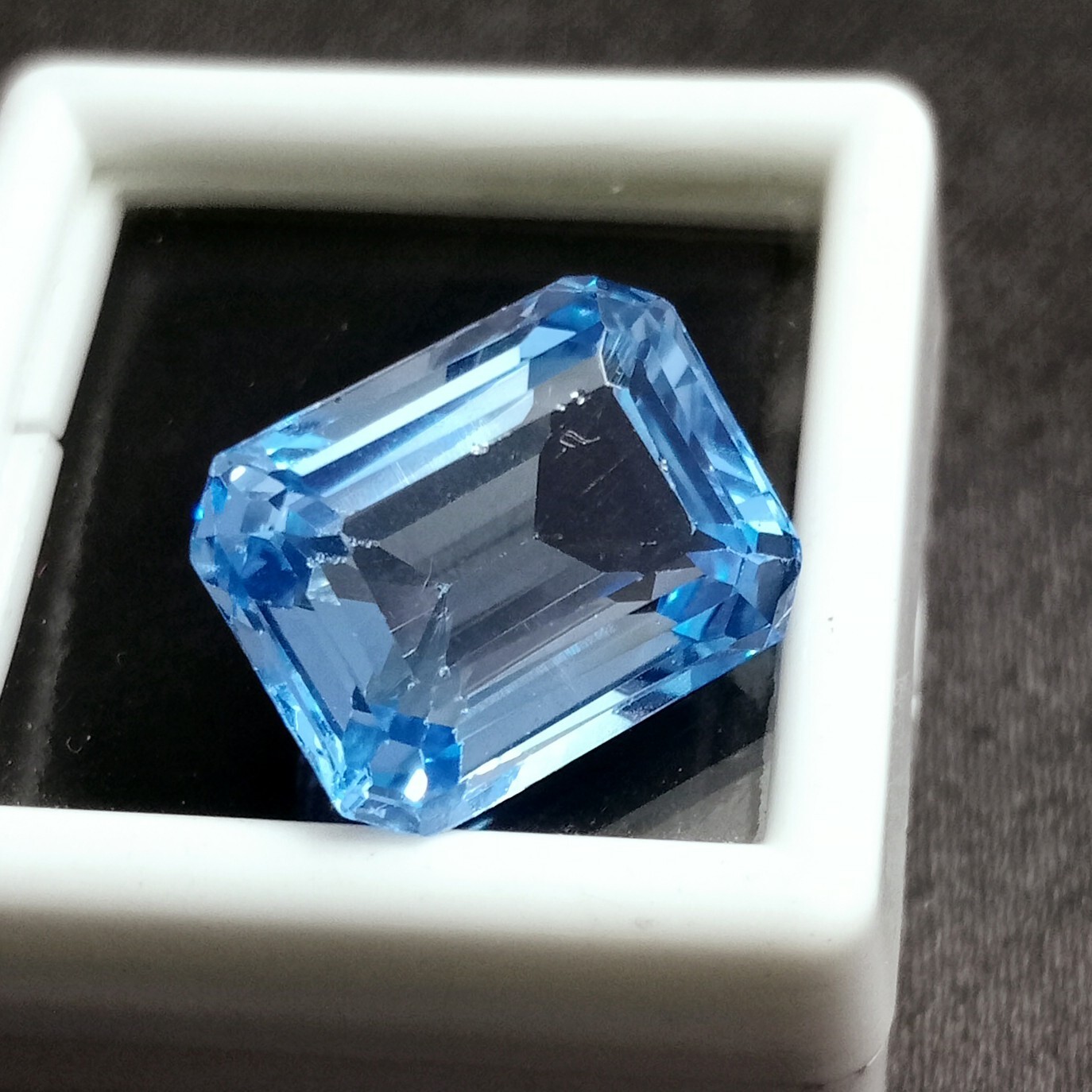 Awesome Blue Aquamarine Emerald Cut 9-11 Ct Natural Loose Gemstone EGL Certified
