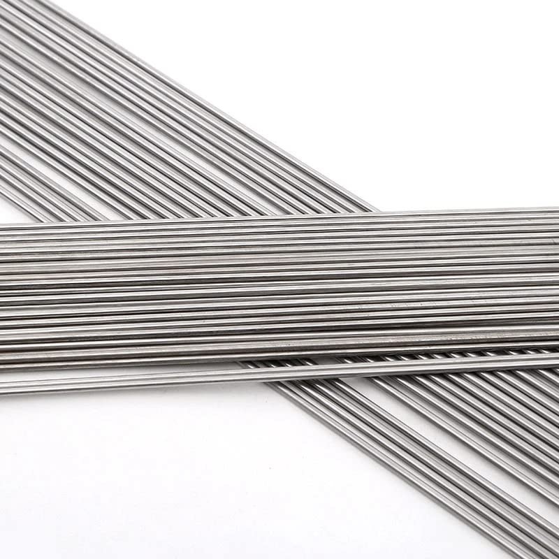 25PCS 40CM 15.7″ Stainless Steel Spring Wire Hard Full Straight 2.0mm Fishing…