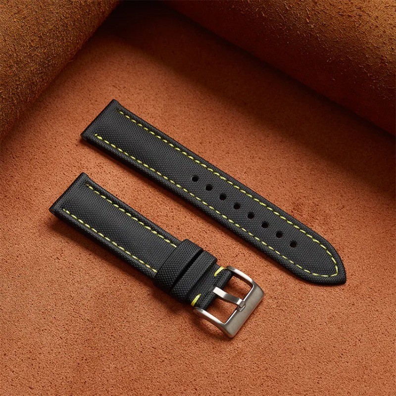 Nylon Canvas Watch Strap 18 19 20mm 21 22mm 23mm 24mm Sailcloth Waterproof Band