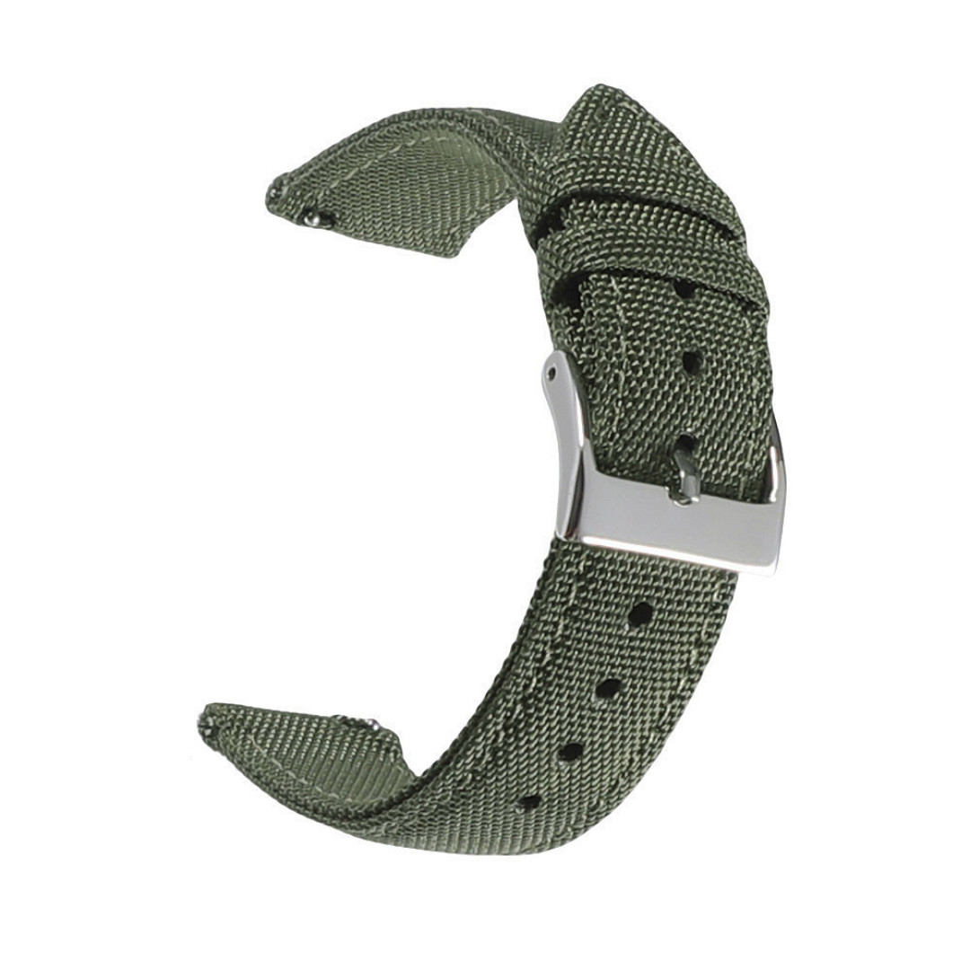 18mm 19mm 20mm 21mm 22mm 24mm Waterproof Sailcloth Watch Strap Two-Sided Nylon