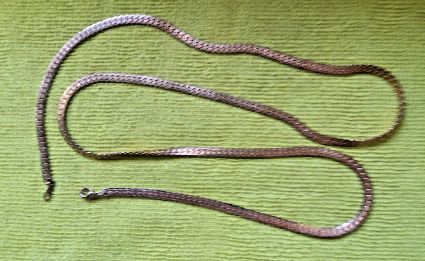 100% Solid pure Copper flat Necklace for Unisex UNKOWN DESIGN ??