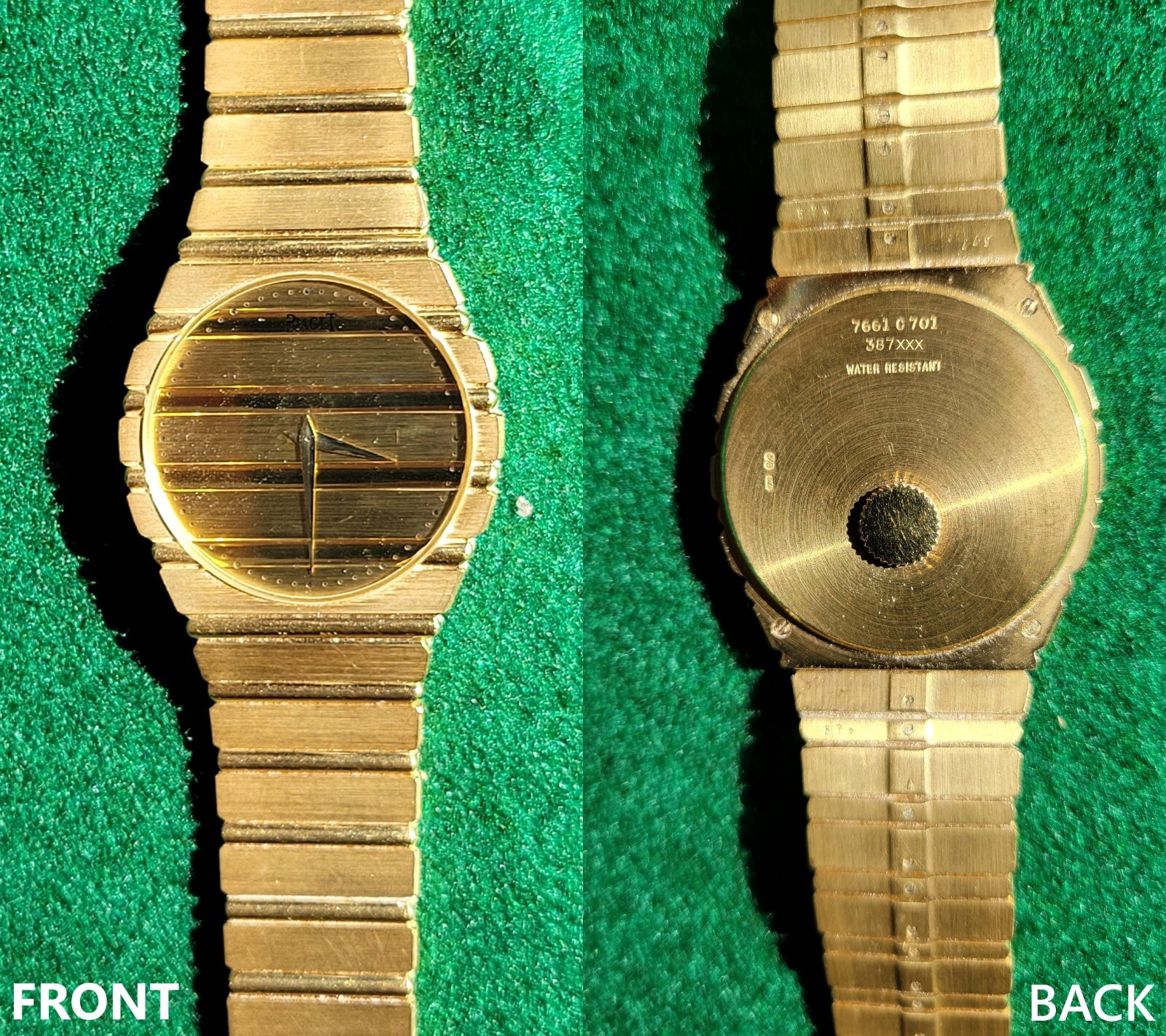 Piaget Polo 18k Gold Men’s Watch – 7661 C701 Original Case and TGS Certification