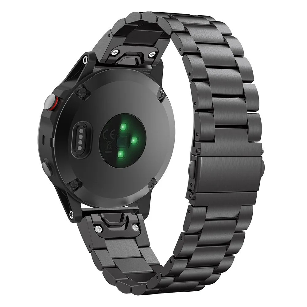 26mm QuickFit Stainless Steel Band For Garmin 8 51MM 7X 6X GPS/Pro 5X Plus 3/3HR