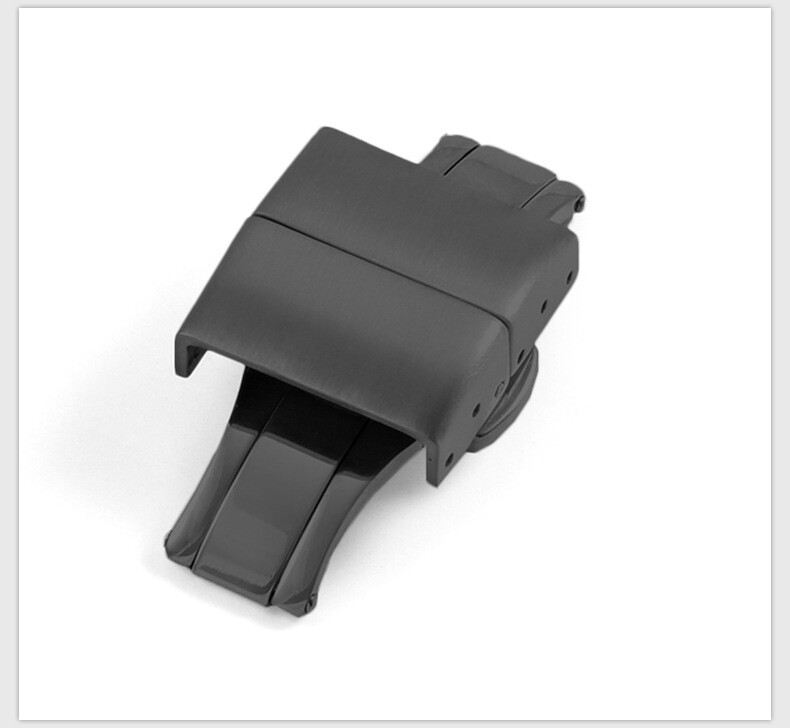 premium Butterfly Clasp Premium 316 Stainless Steel Leather Watch Buckle 18 20mm