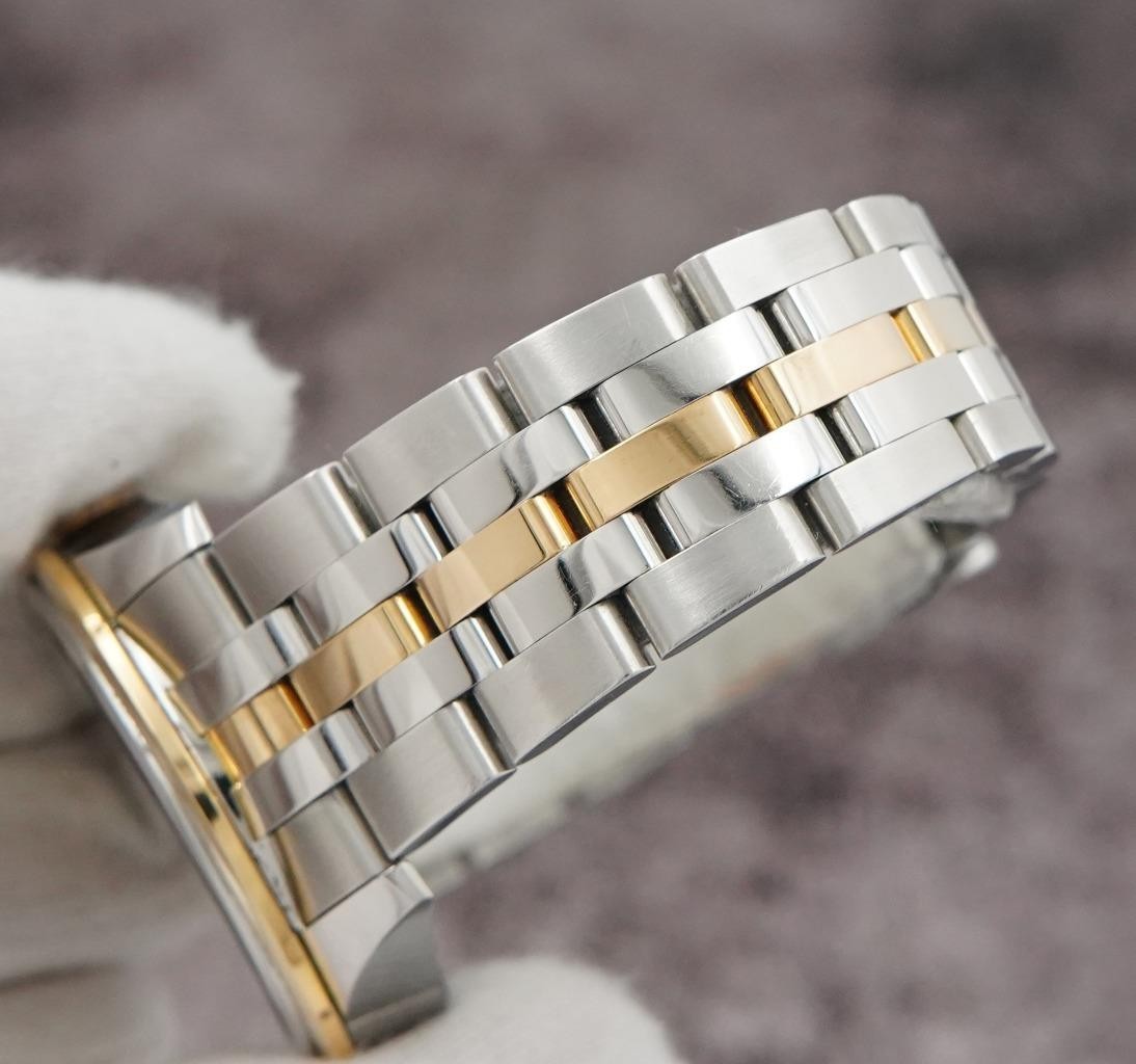 Tudor Glamour Date Ref. 55003 Champagne Dial Gold and Stainless 36mm Mens Watch