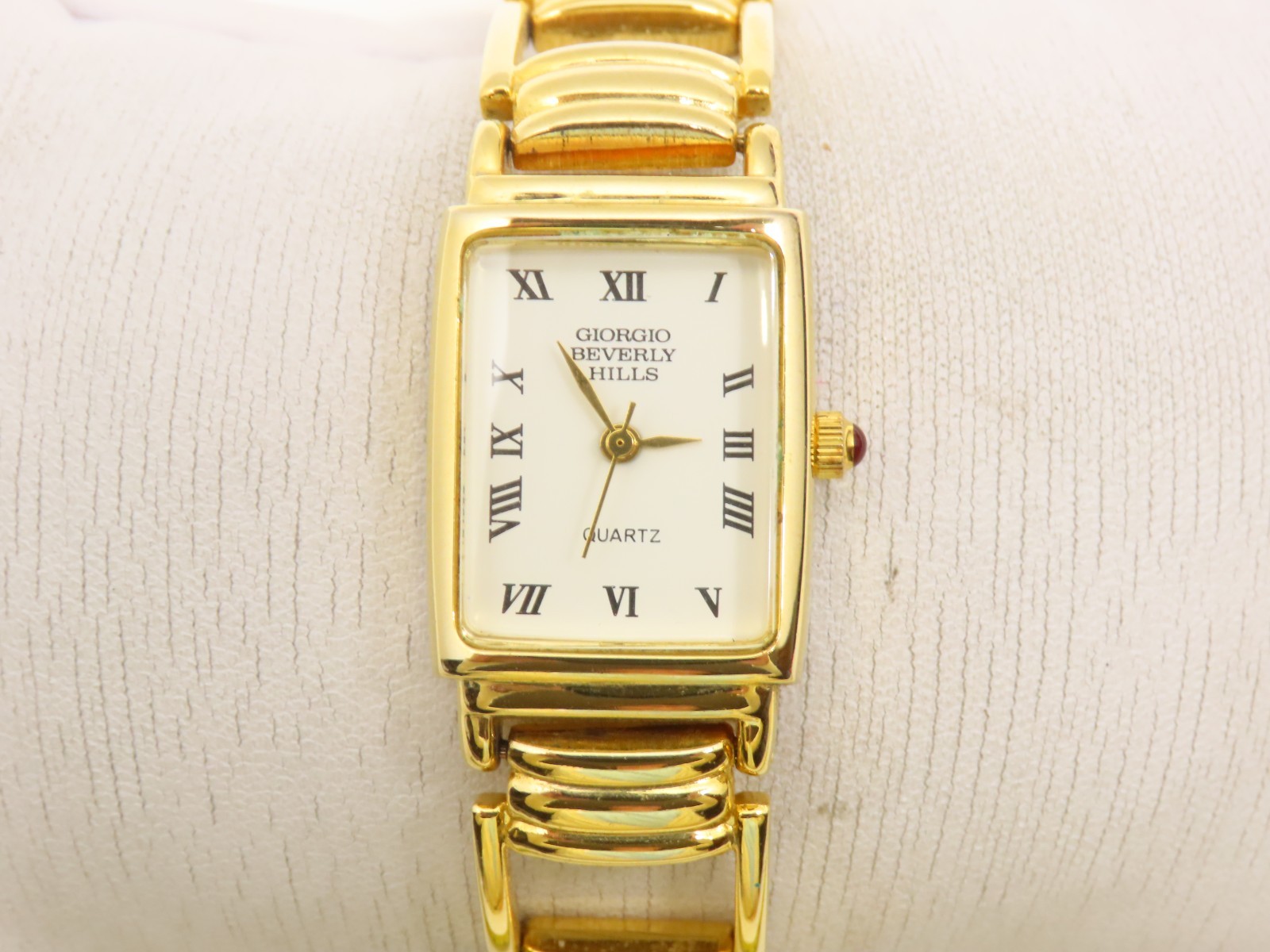 Giorgio Beverly Hills Watch Tested New Battery Quartz Bezel D6213