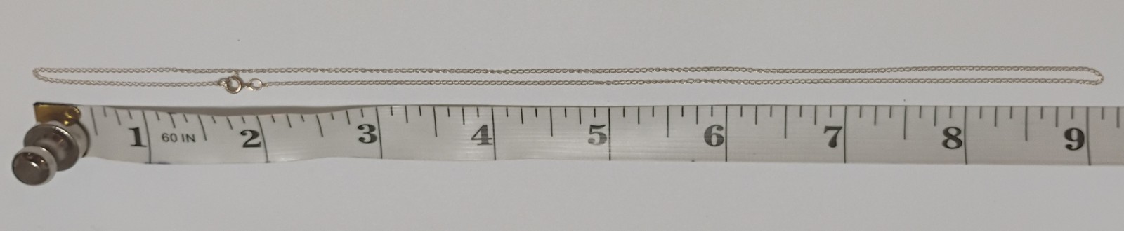 10kt Yellow Gold 18″ 1mm Chain Link Necklace Stamped 10K XL Dainty Not 14k