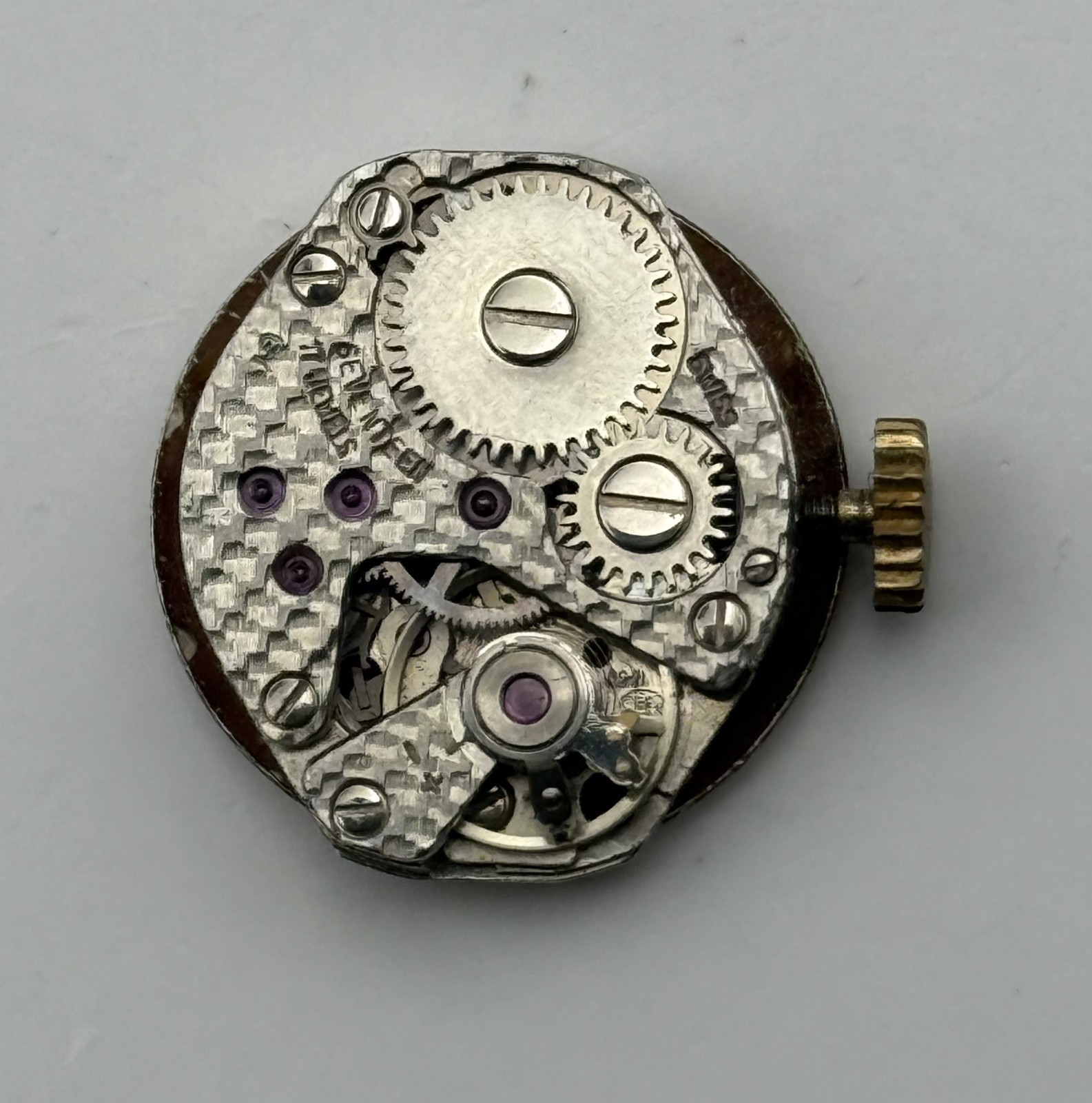 FHF 69-21 Watch Movement Regency 17 Jewels Swiss Manual Wind Parts Repair 15.3mm