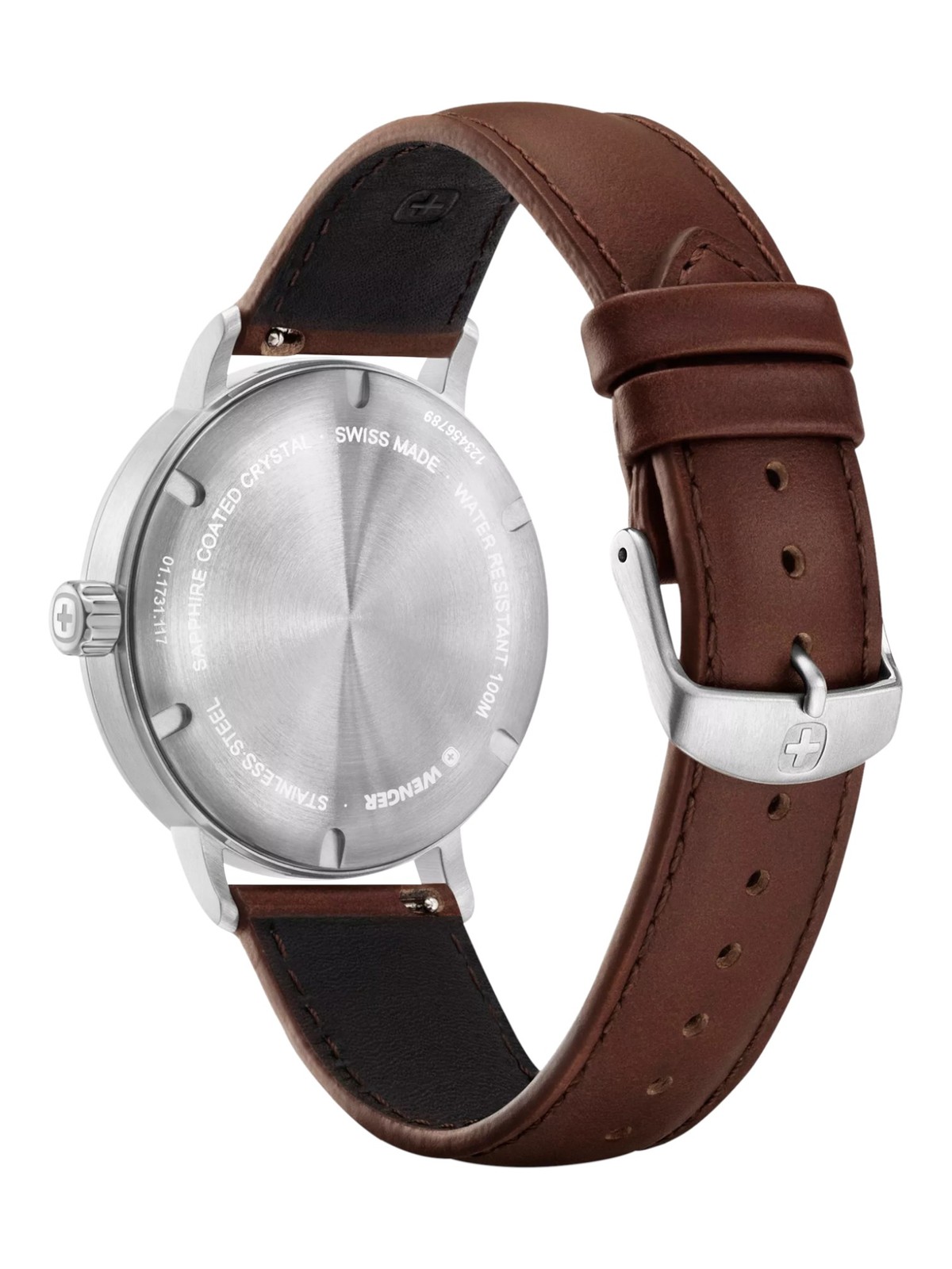 Wenger Swiss Army Men’s 01.1731.117 Urban Classic White Dial Watch 40 mm $215