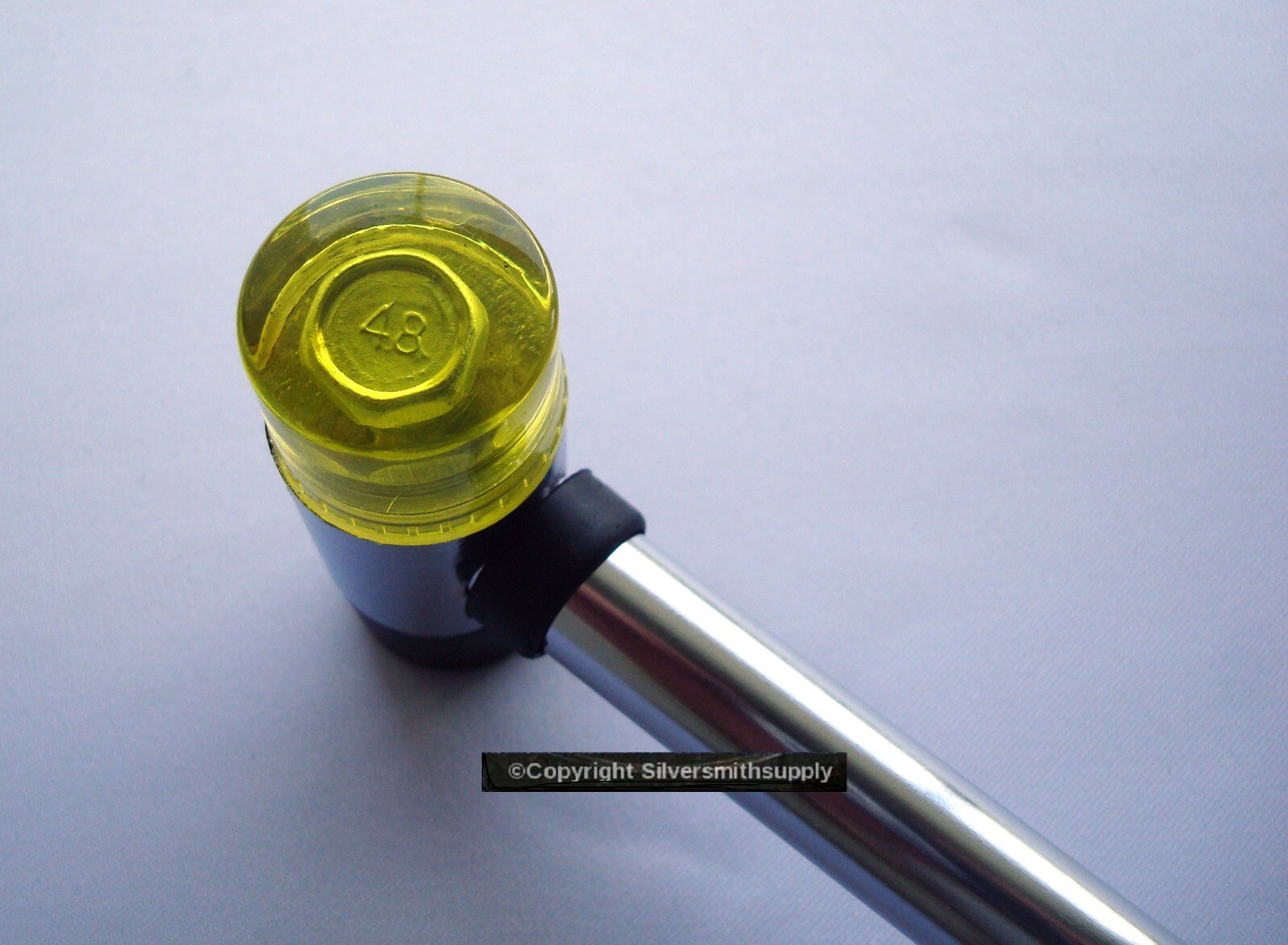 Nylon-rubber tipped metal forming hammer 2 repl heads jewelry stamping tool T082