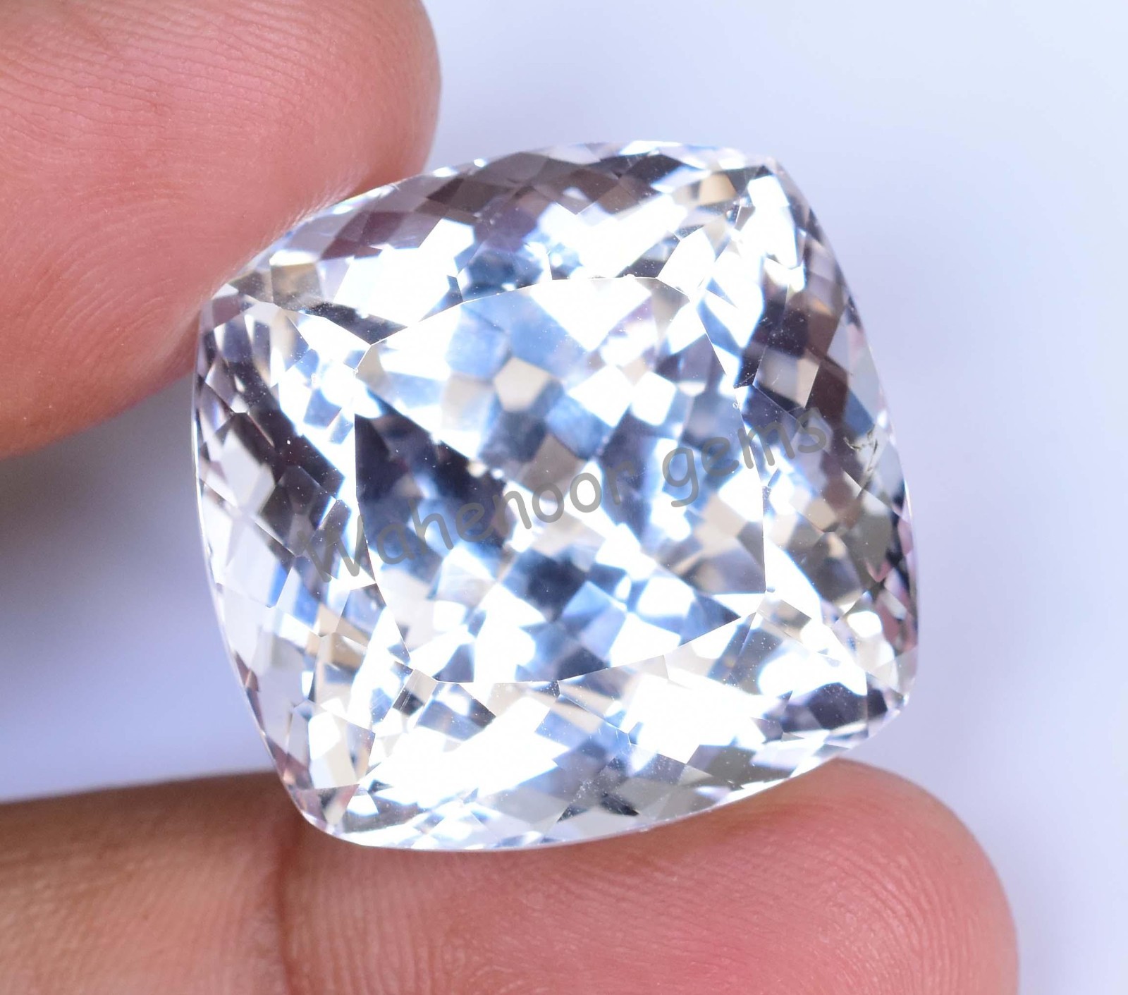 Flawless 91.95 Ct Natural Pink Morganite Cushion Certified Loose Gemstone