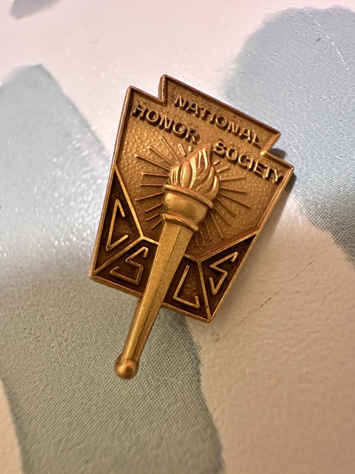 Vintage small pins lot 6 pins: National Honor Society &Citizenship&AFA,etc