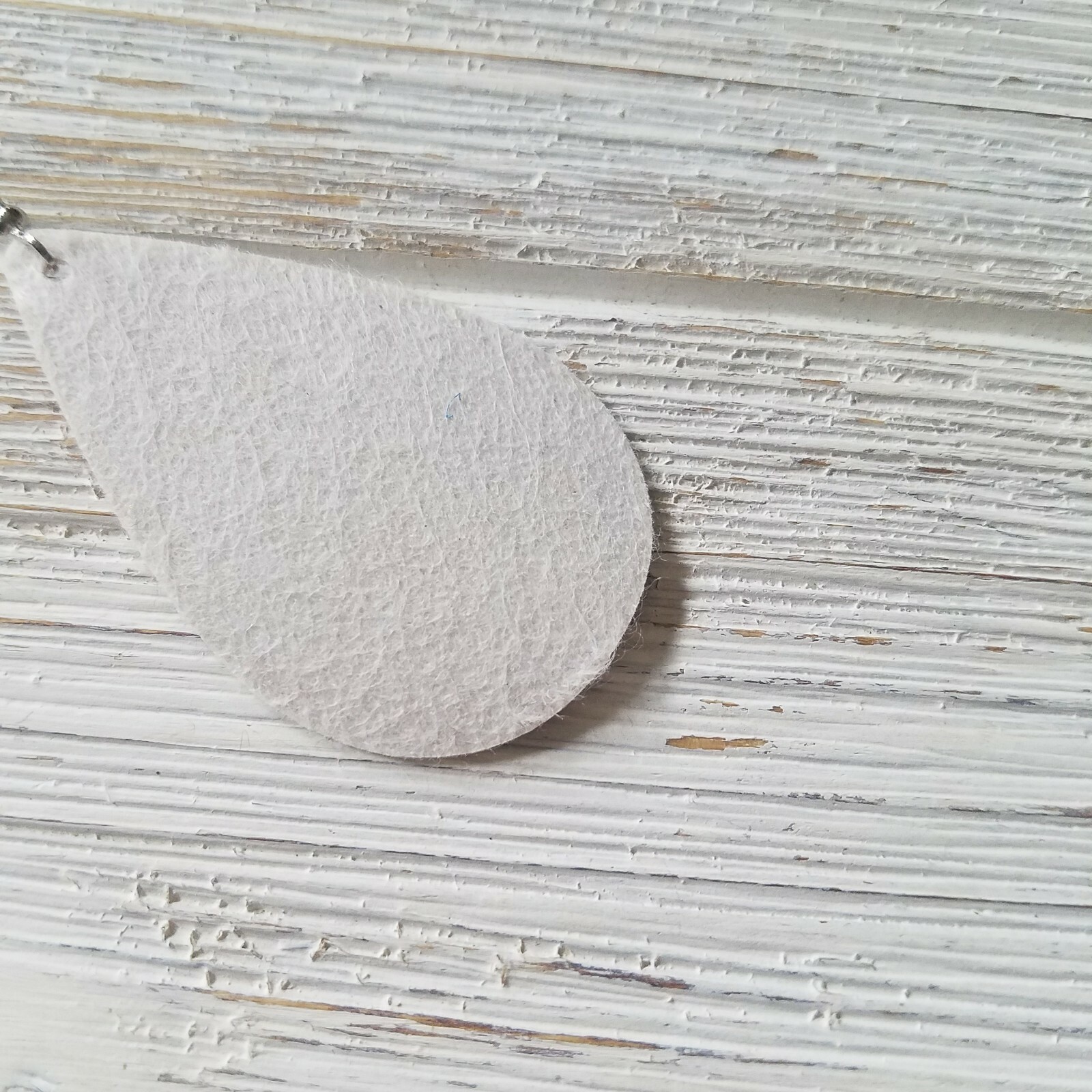BLACK & WHITE BUFFALO PLAID teardrop Earrings faux leather fabric