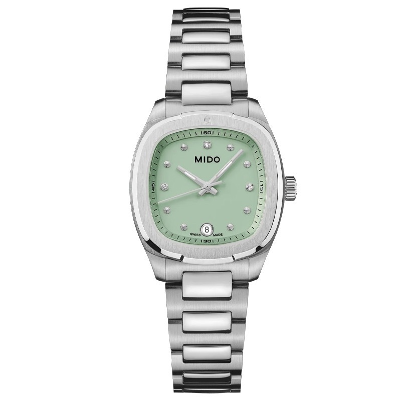 Mido Multifort TV 28 Quartz Green Dial 28mm Women’s Watch M0491101109600