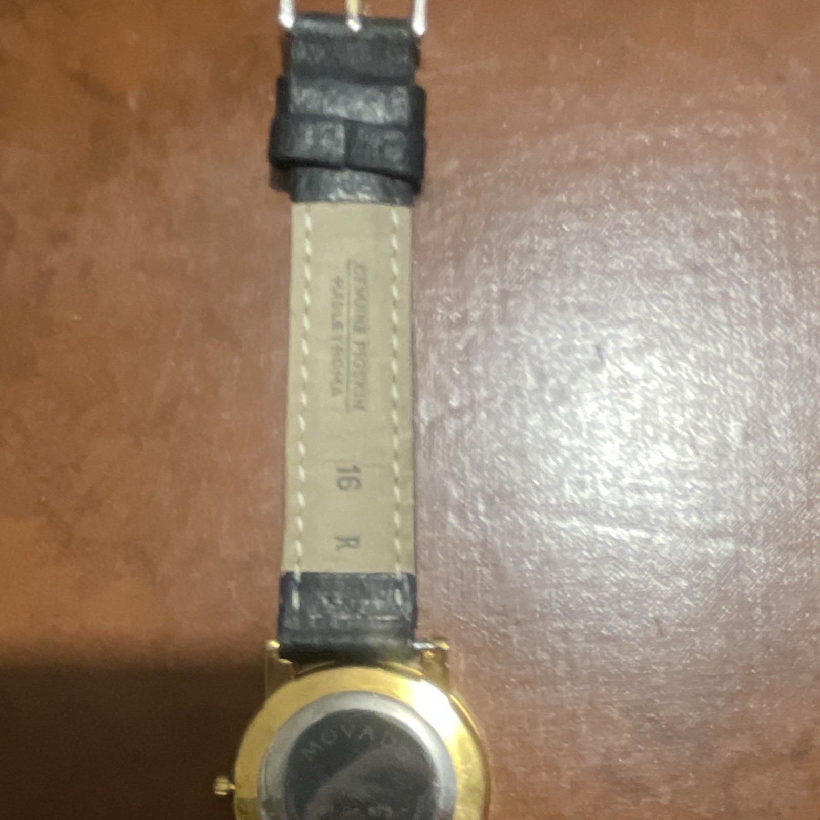 Movado Museum Classic 87.G4.875 Swiss Black Dial Gold TonBlack
