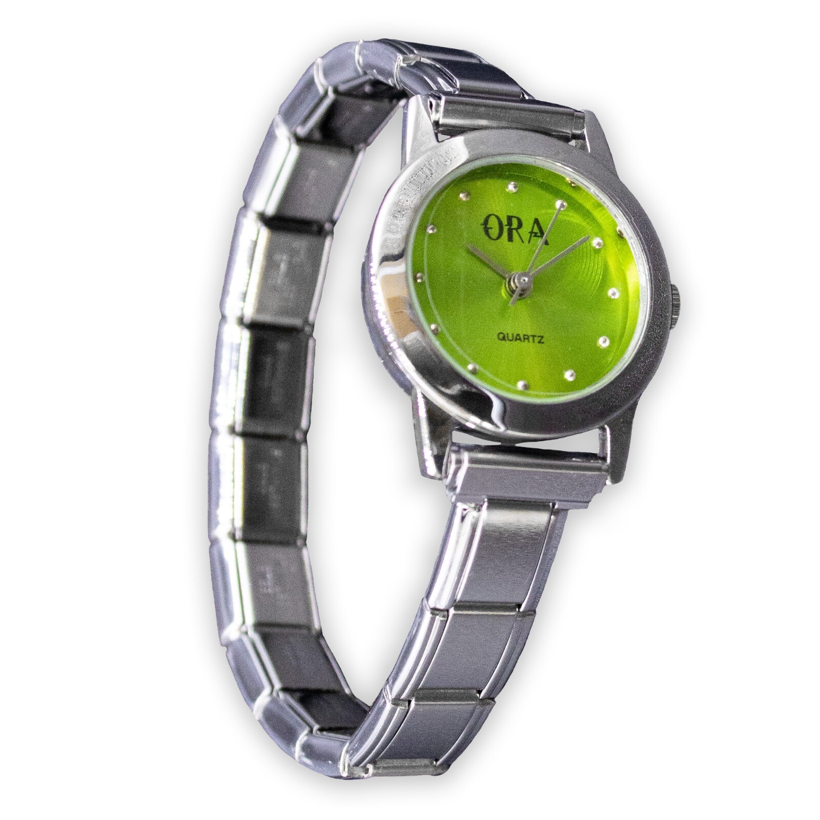 Fablinks Italian Charm Bracelet Watch, 316 Stainless Steel Dlinq Charms Watches