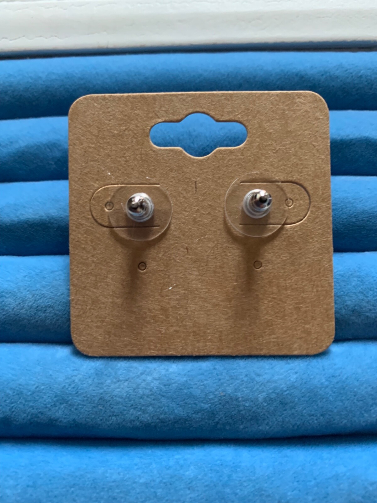 Blue Moon Turquoise Post Stud Earrings in Sterling Silver – 3.75 ctw.