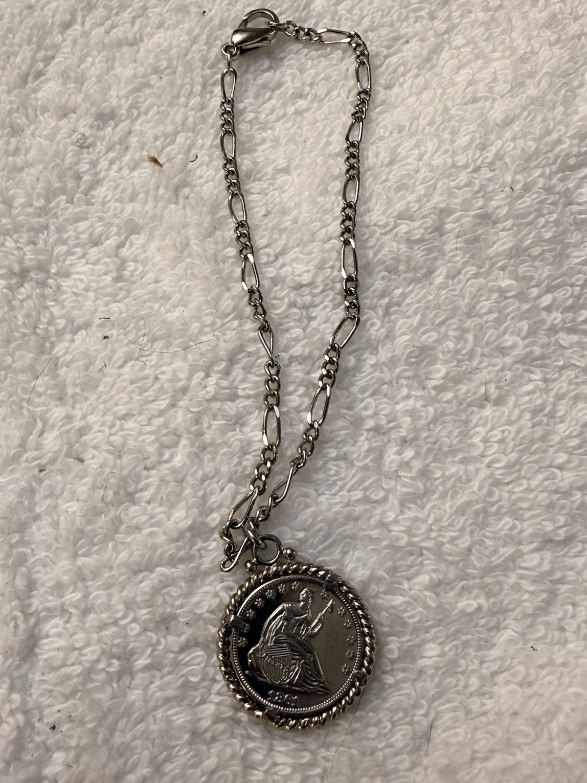 Coin Earrings,Bracelet & Necklace set From odysseys SS REPUBLIC . Reproductions.