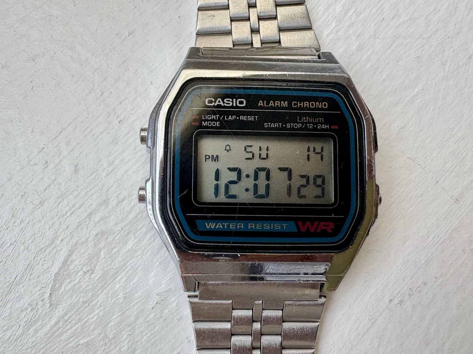 Casio Classic A158WA-1CR Watch – Silver