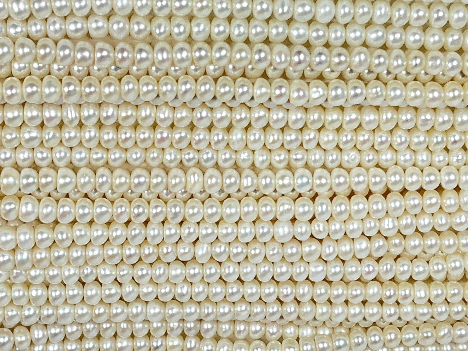 Cultured Freshwater Pearl Loose Beads For D.I.Y Jewelry Making 6mm/31 in