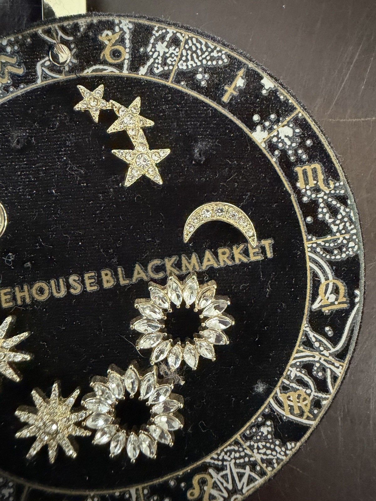 White House Black Market Star Small Stud Earrings New