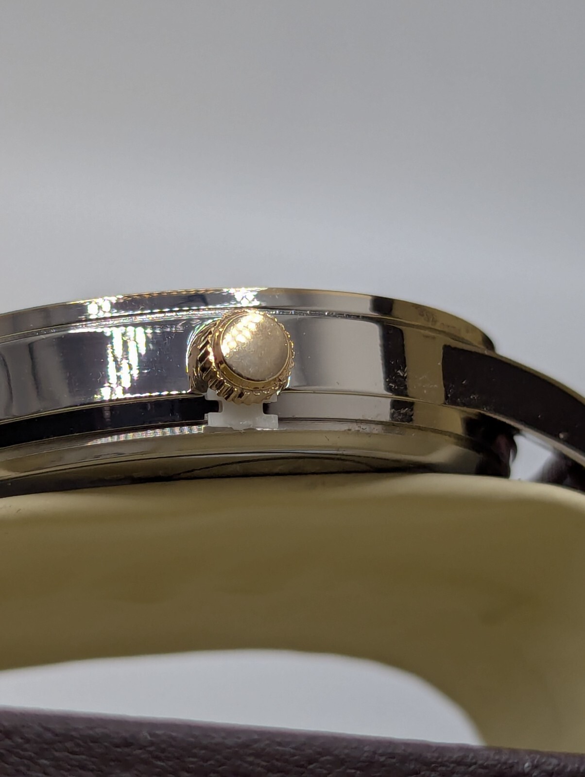 U.S. Polo Assn Mens Brown Band Silver Case 12-Hour Dial Casual Wristwatch