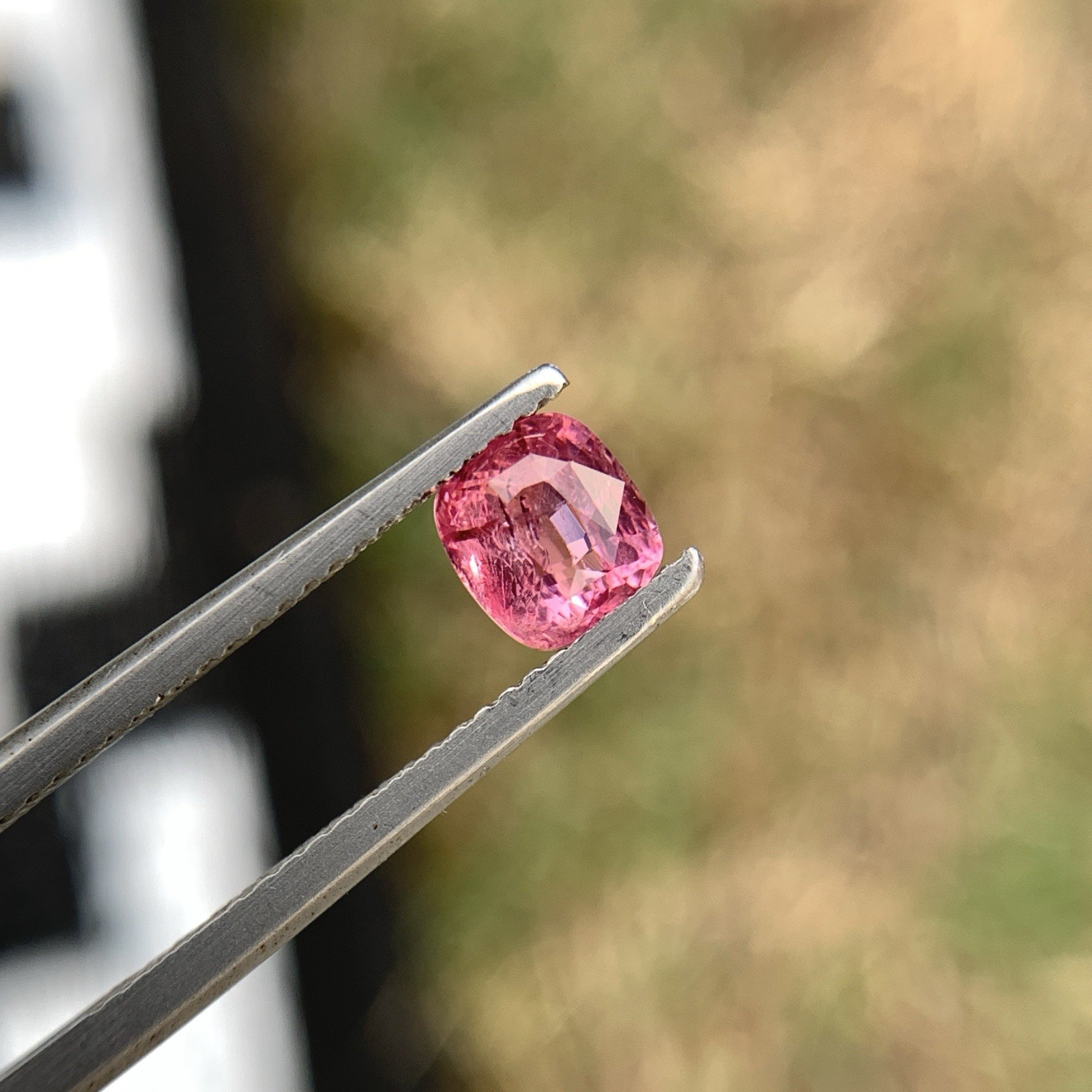 Natural Mahenge Pink Spinel 1.06ct Cushion Cut Tanzania Loose Gemstone